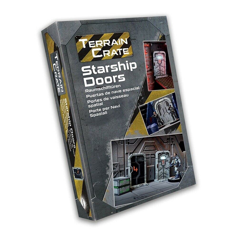 Mantic Starship Doors Terrain Crate for 28mm Sci-Fi Games