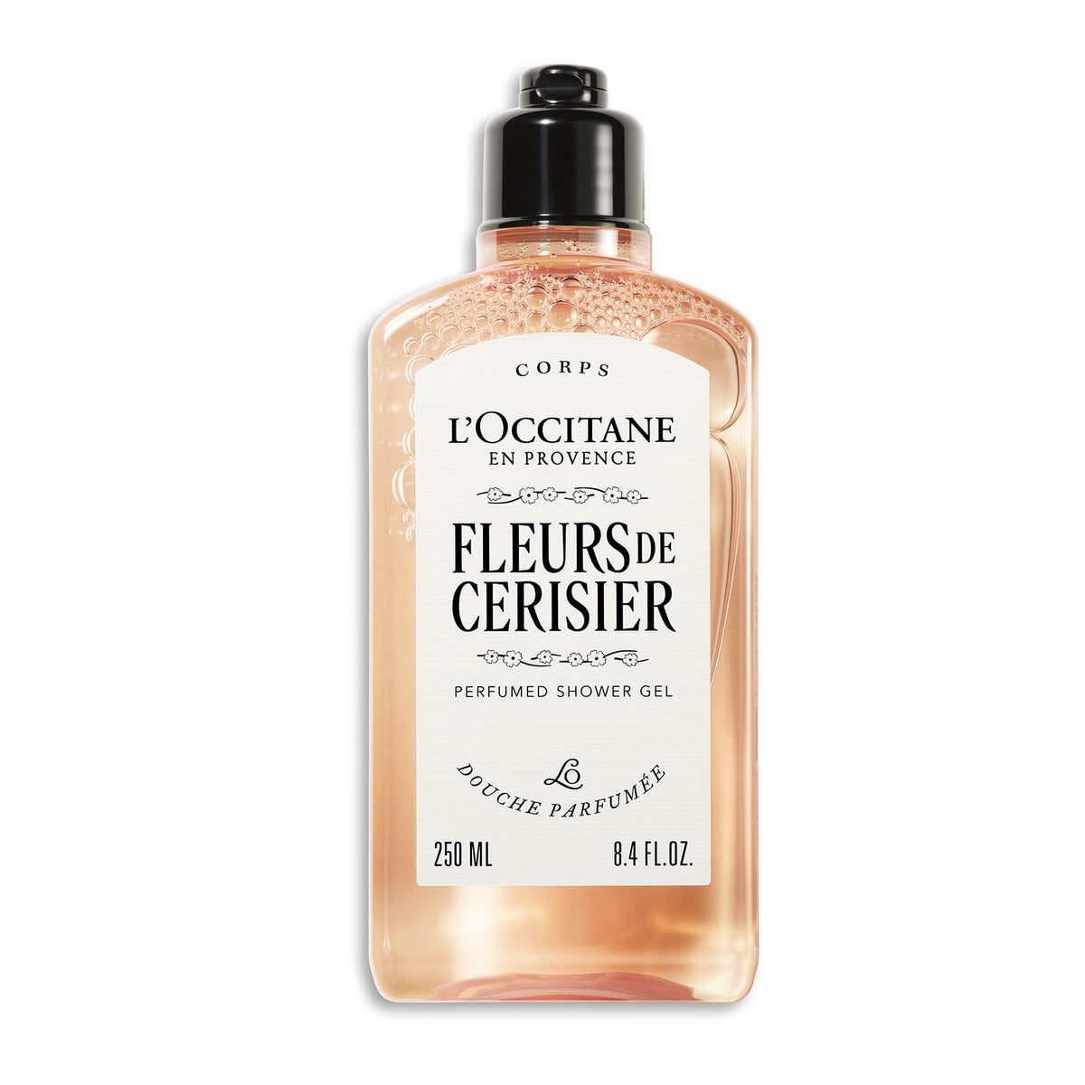 L'OCCITANE Cherry Blossom Shower Gel - Gentle Cleansing, Floral Scent | 250 ml
