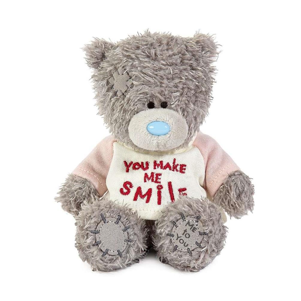 Me to You Tatty Teddy 'You Make Me Smile' Plush Bear - 10cm Small