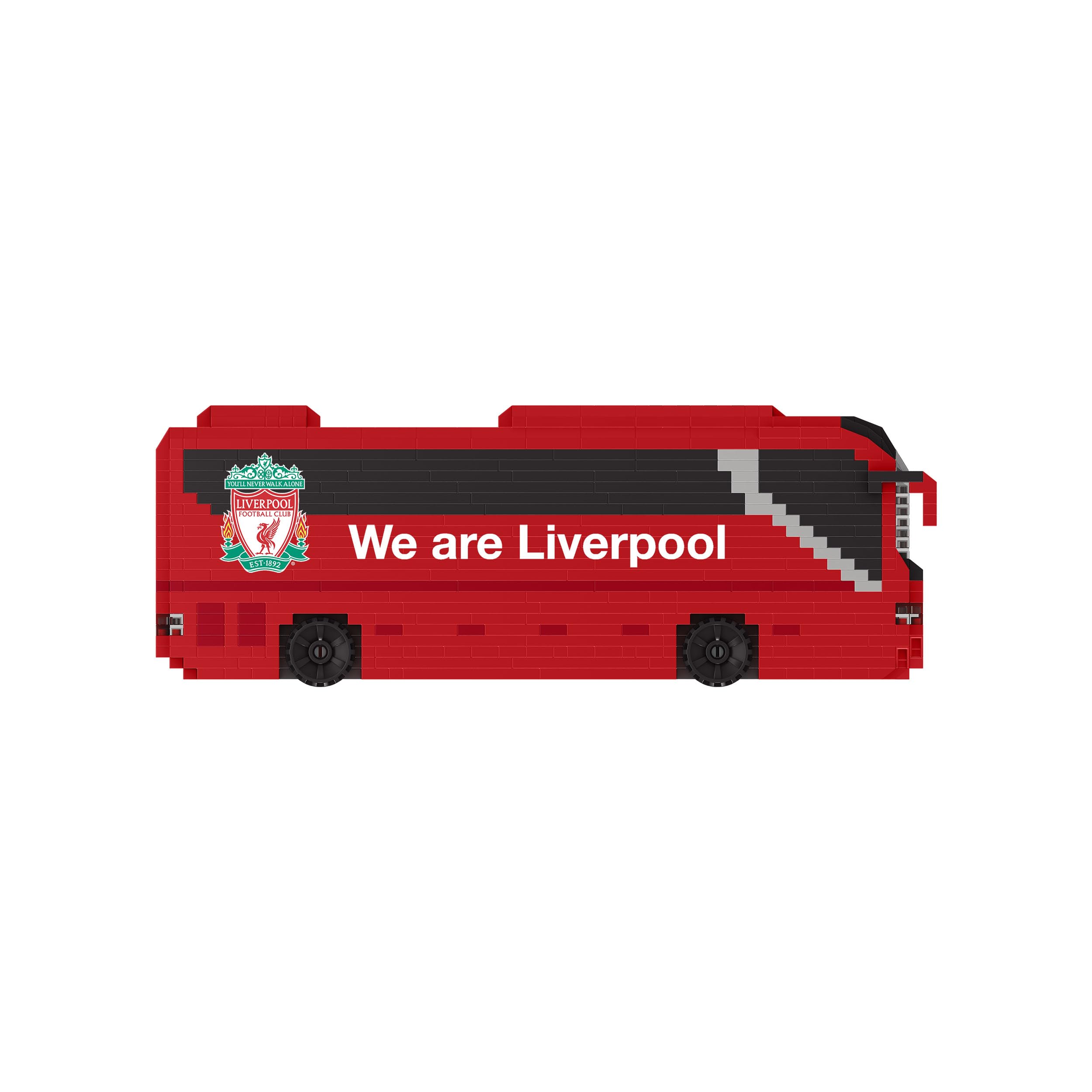 FOCO BRXLZ Liverpool FC Coach Building Set - 1347 Pieces | Ages 12+