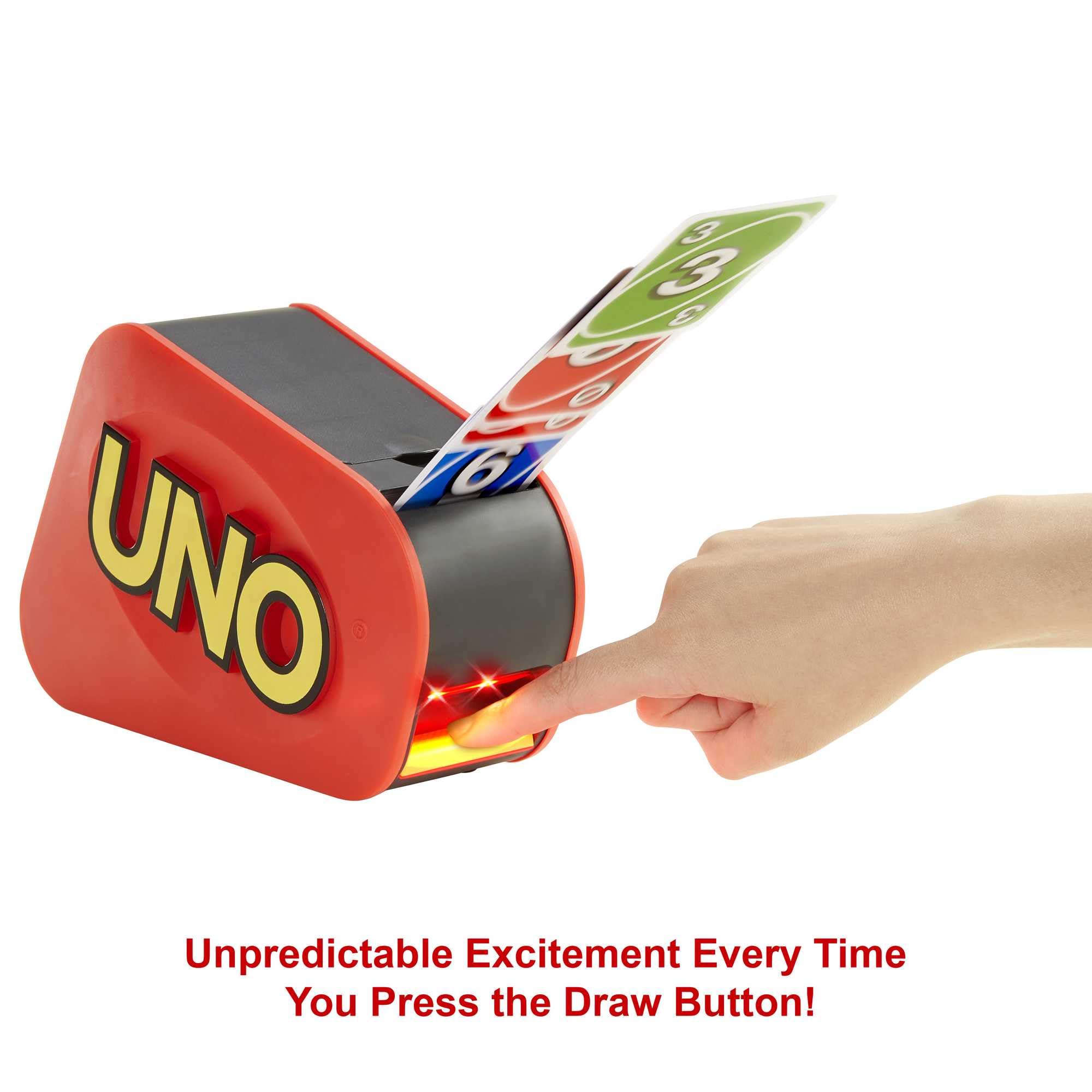 UNO Extreme Card Game with Random-Action Launcher, Lights & Sounds, 112 Cards 5