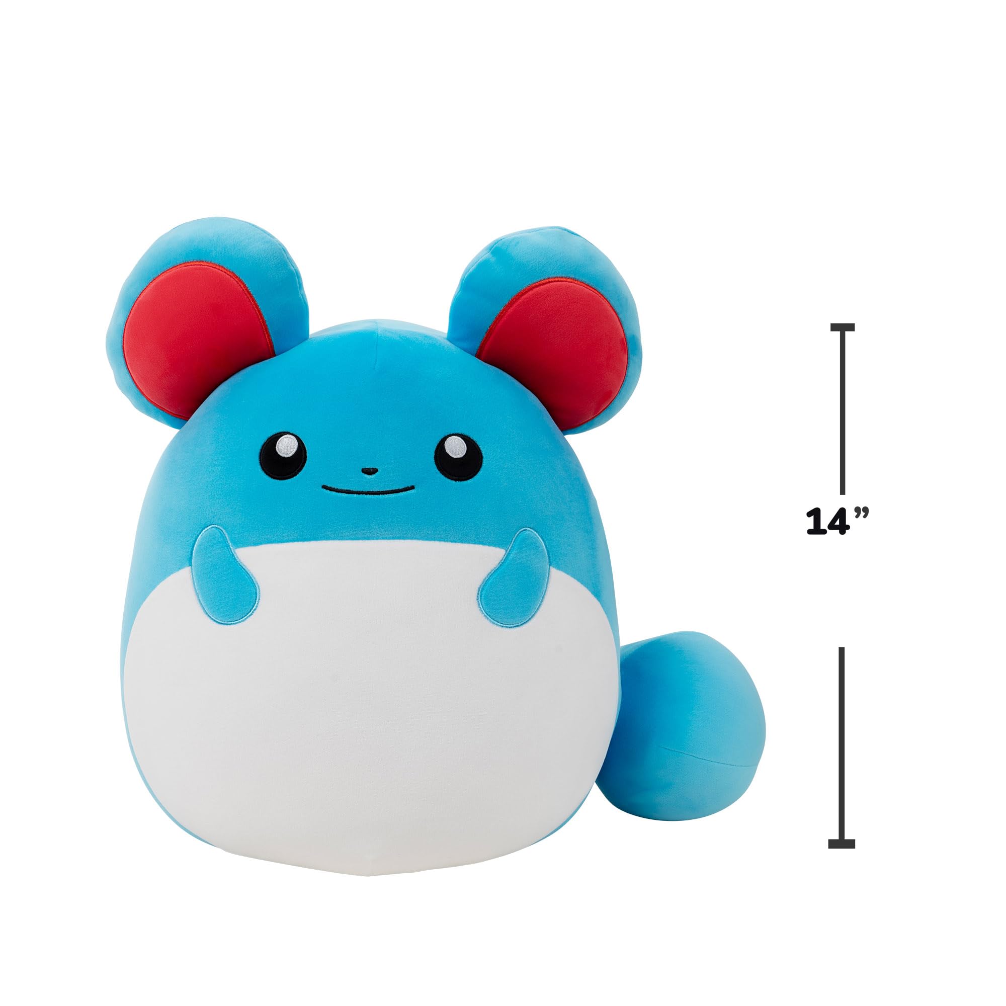 Squishmallows Marill Pokémon Plush - 14-Inch Ultra-Soft Stuffed Animal, Official Jazwares Licensed Toy 4