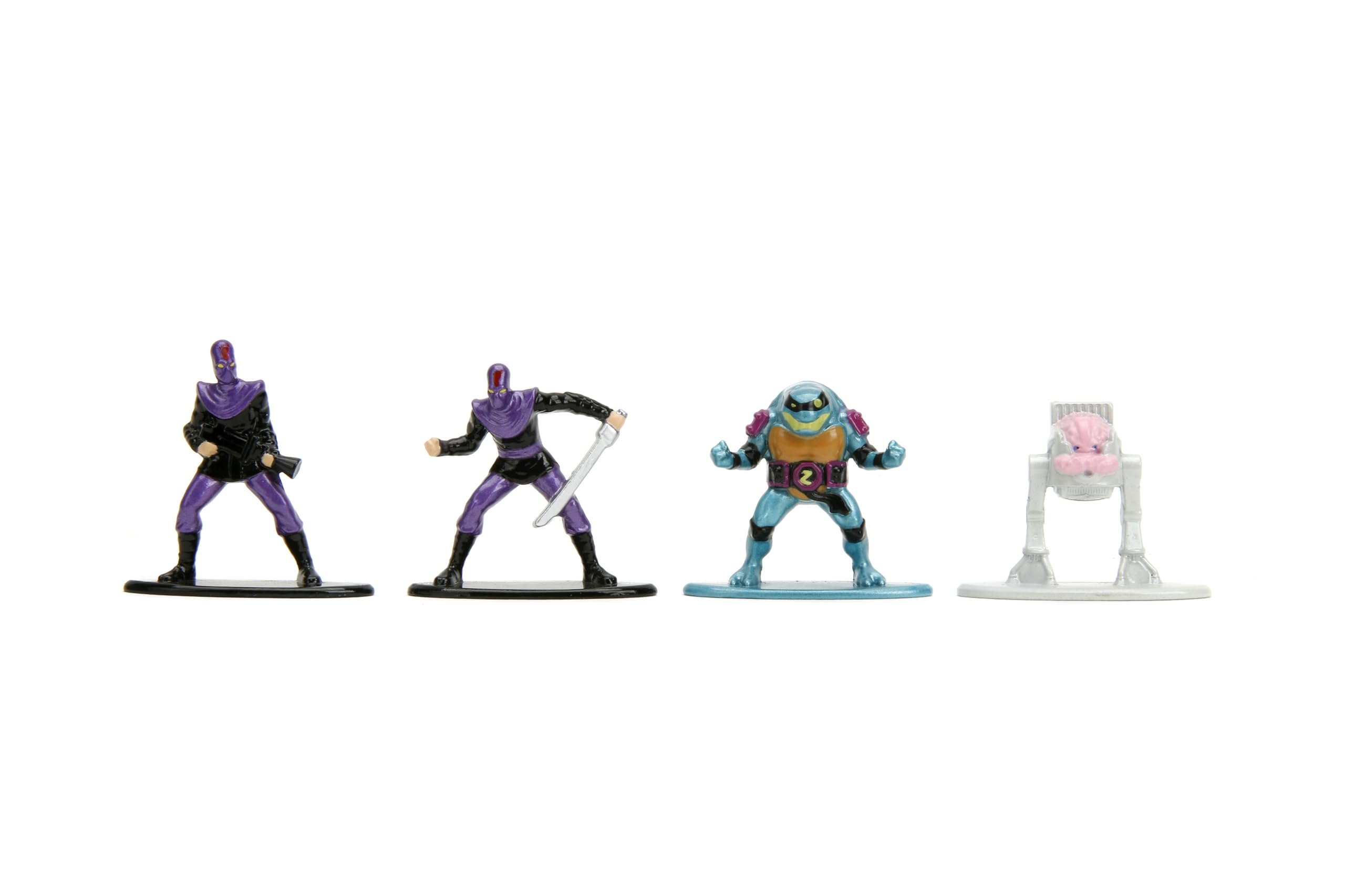 Jada TMNT Nano Figures Multipack Wave 1 - 18 Figures | 1.65 Inch Die-Cast Metal | Ages 3+ 5