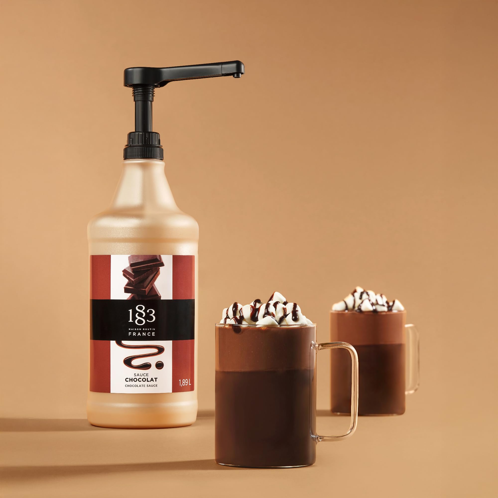 1883 Maison Routin Chocolate Sauce - Rich Cocoa Blend | 500ml Squeezable Tube 7
