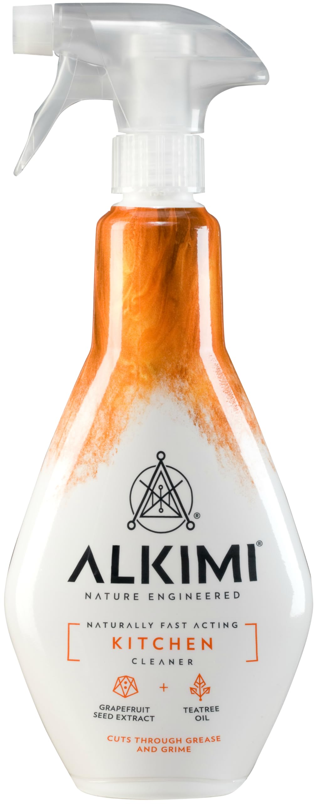 ALKIMI Kitchen Cleaning Spray - Powerful Degreaser with Grapefruit Seed Extract & Tea Tree Oil | 500 ml