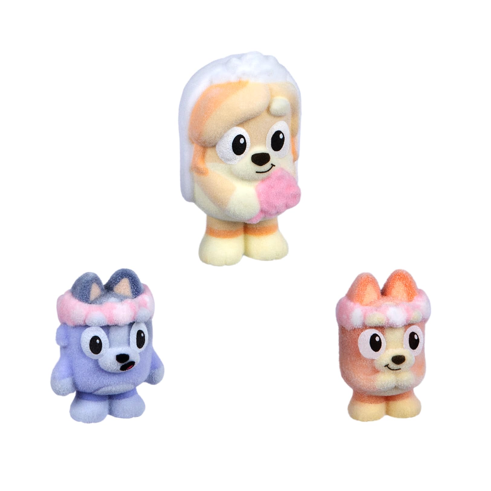 Bluey Fuzzies Episode Pack: The Sign with 3 Specially Flocked Collectible Figures | Ages 3+ 2