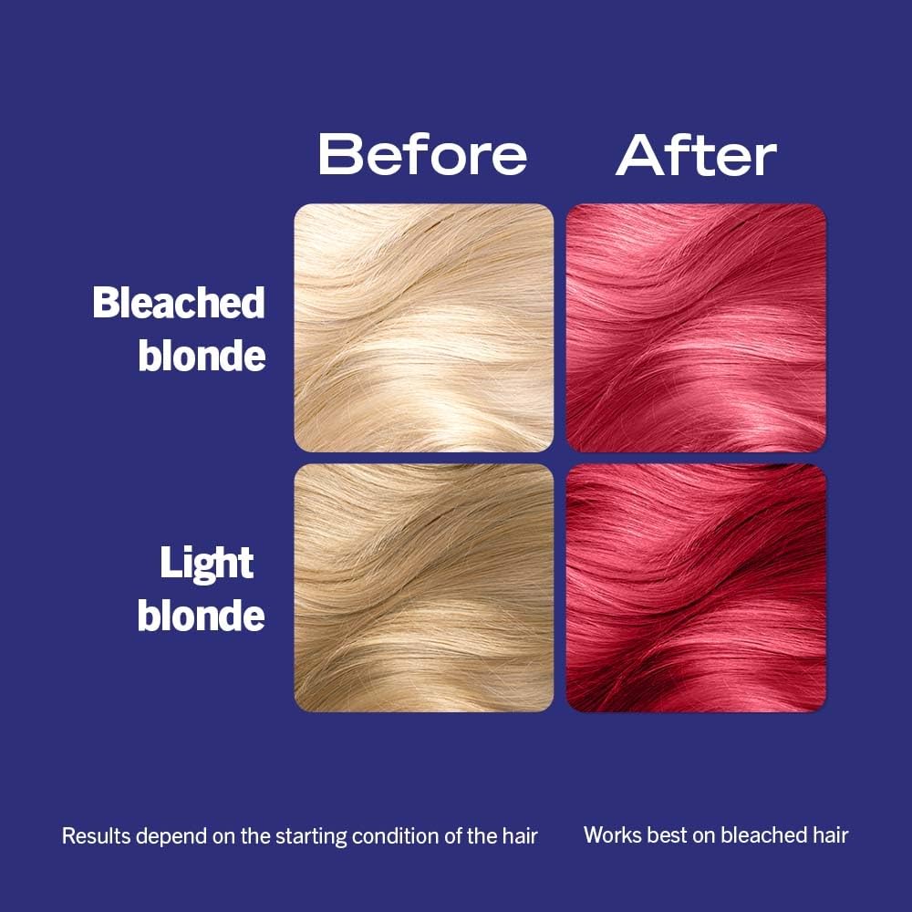 Schwarzkopf LIVE Colour + Lift Deep Coral L77 Permanent Hair Dye - Vibrant Pink with Built-In Lightener (60ml) 4