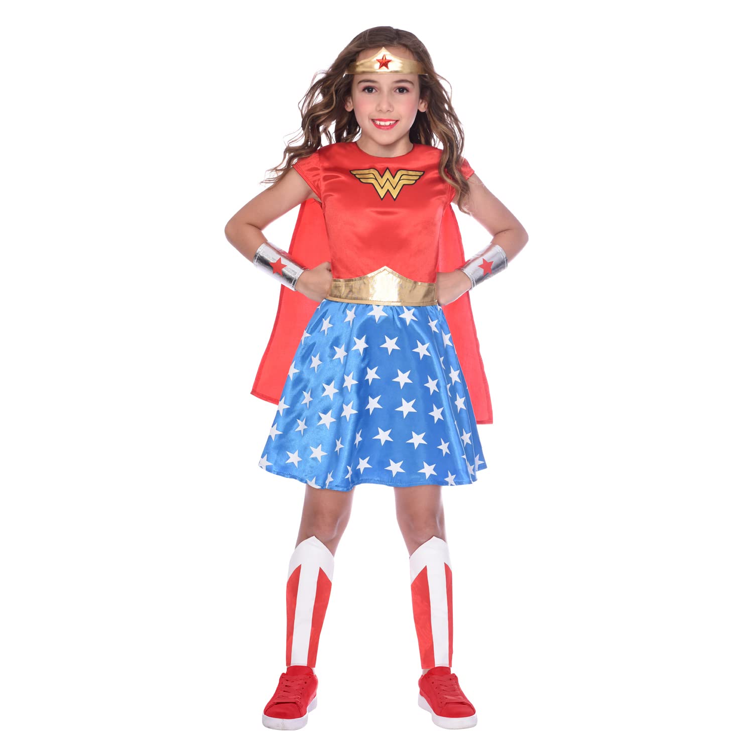 Amscan Wonder Woman Costume - Kids Classic DC Comics Superhero