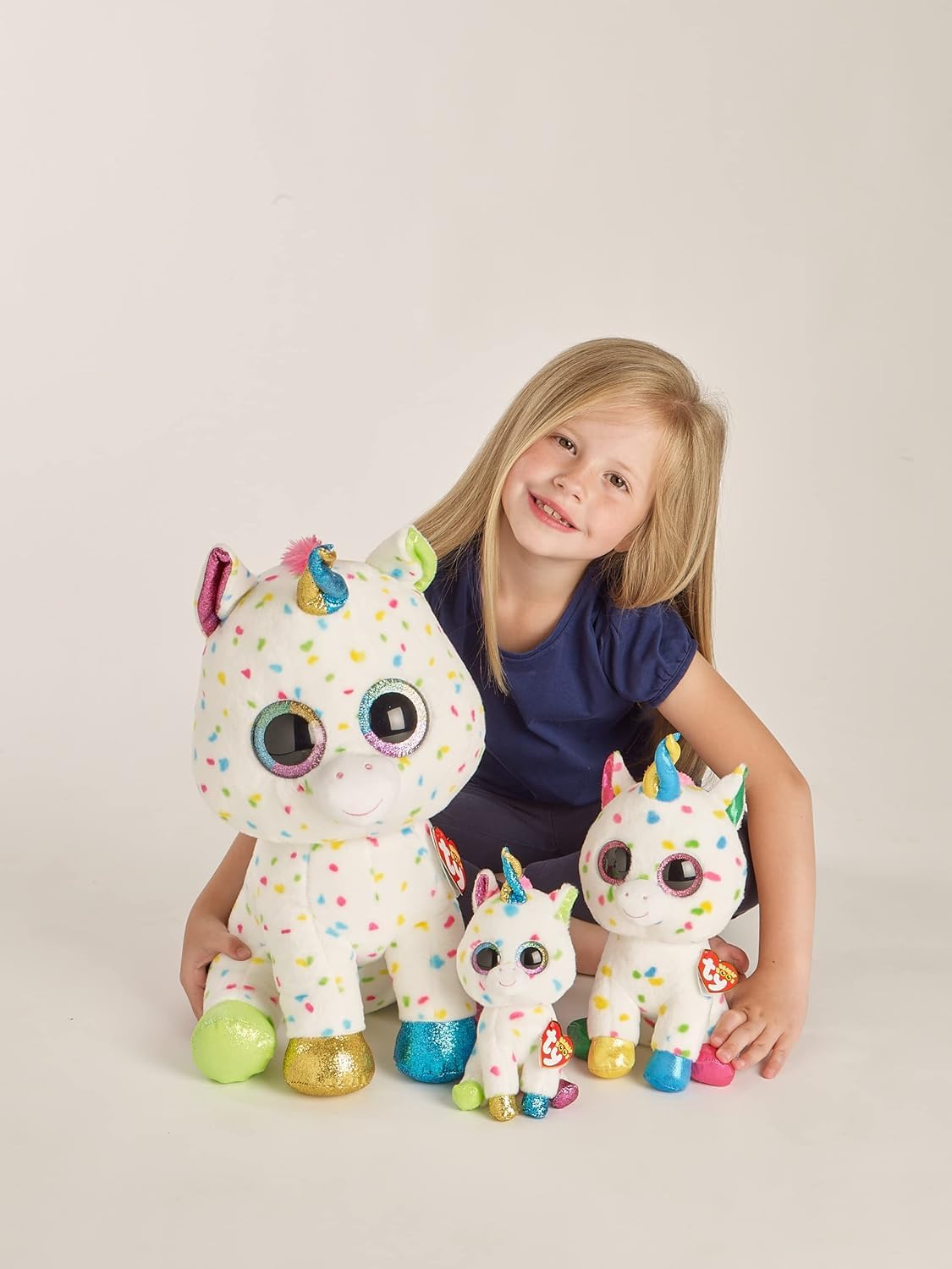 TY Harmonie Unicorn Beanie Boo - 20cm Plush Toy | Multicolored | Suitable from Birth 4