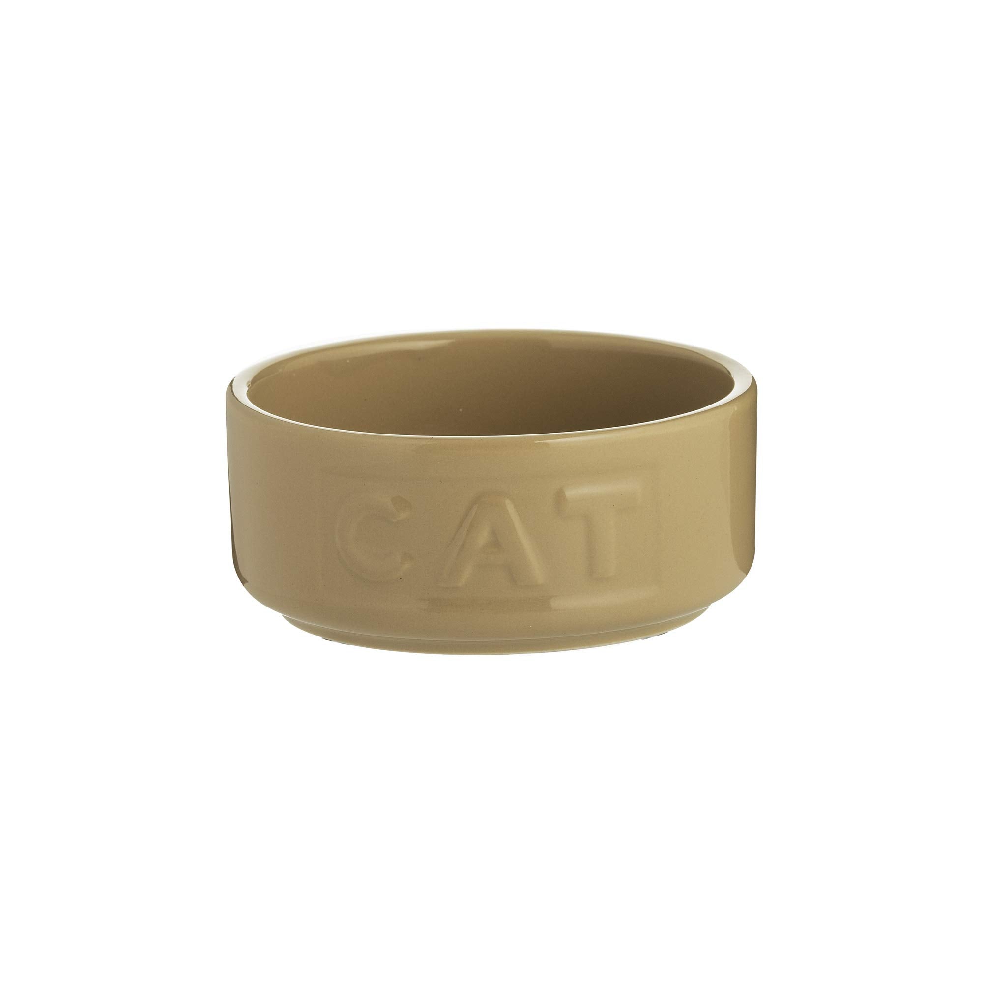 Mason Cash Cane Collection 13 cm Stoneware Cat Bowl - Durable & Stable | 400ml Capacity