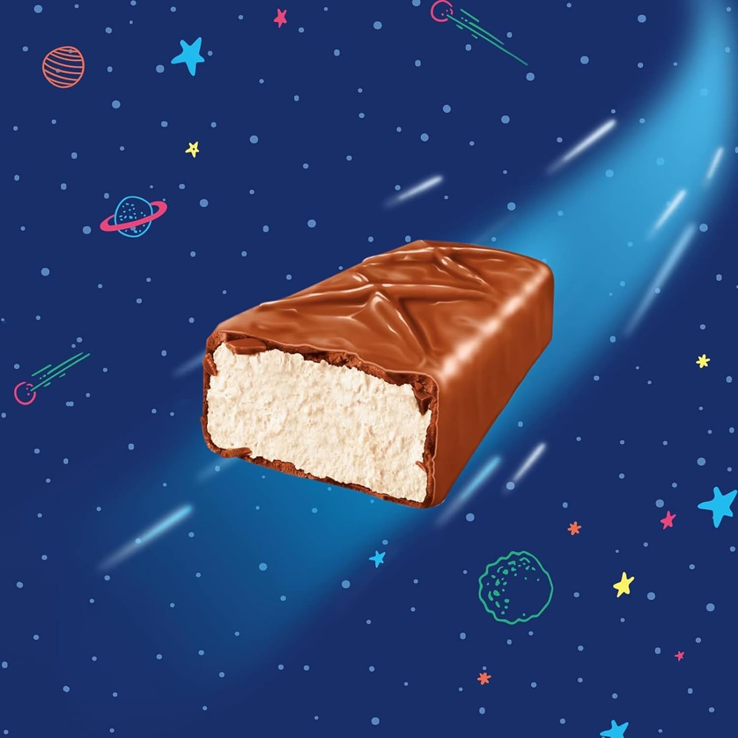 Milky Way Chocolate Bar - 14 Pack, 21.5g Each, Milk Chocolate with Nougat Centre 3