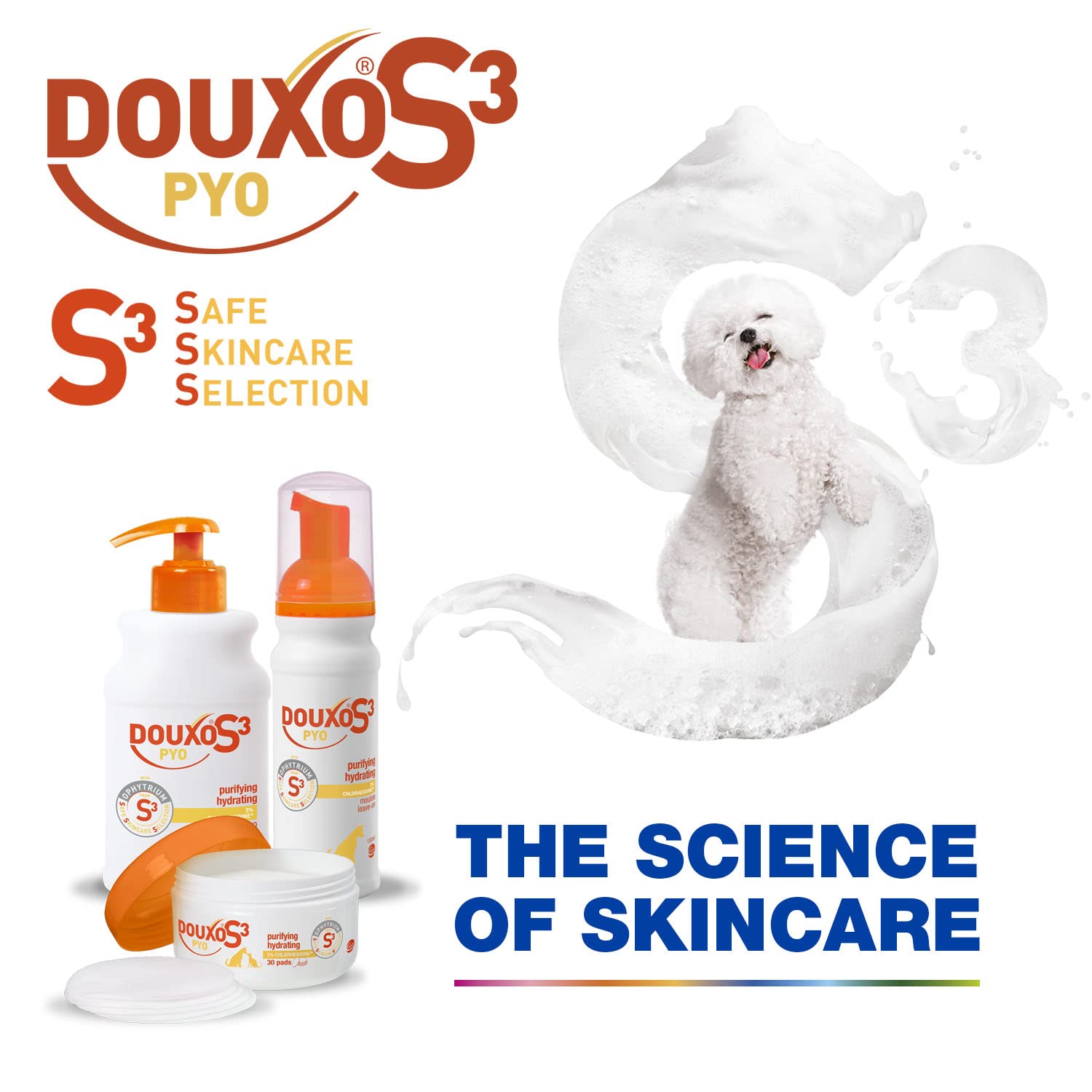 Douxo S3 PYO Antibacterial & Anti-Yeast Dog Mousse - Leave-On Waterless Formula | 150 ml 2