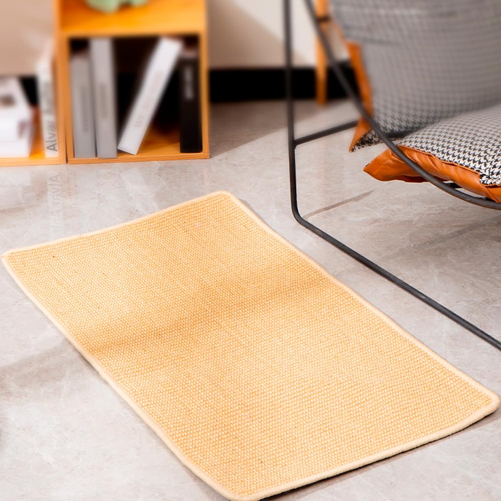 RAM ONLINE Sisal Cat Scratch Mat - 60cm x 50cm | Anti-Slip Base | Protects Furniture 5