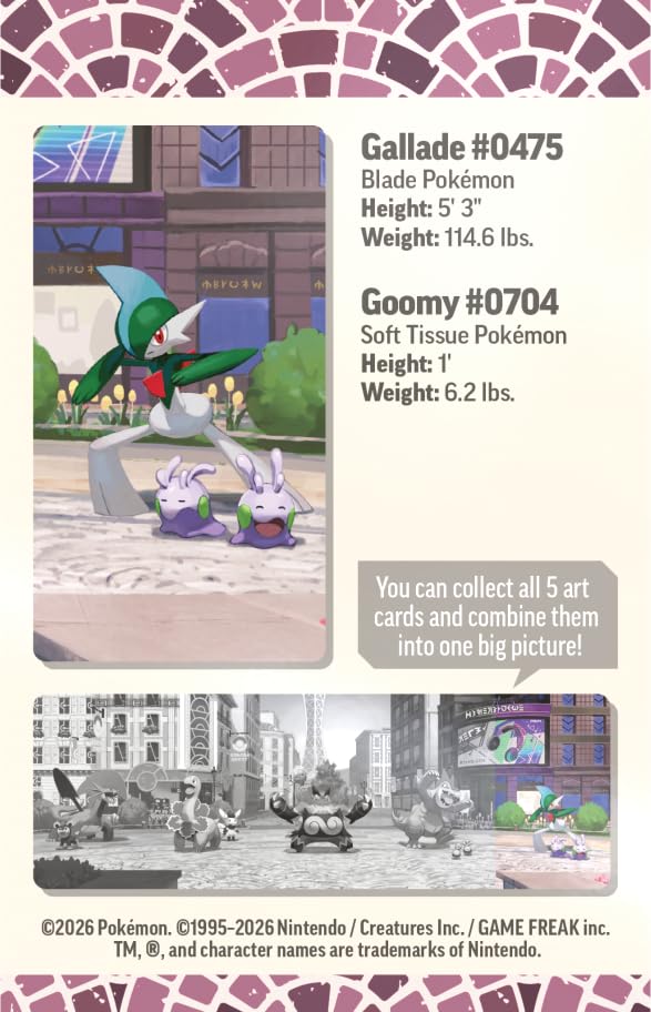 Pokémon TCG: Lumiose City Mini Tin featuring Gallade & Goomy | 2 Booster Packs 3