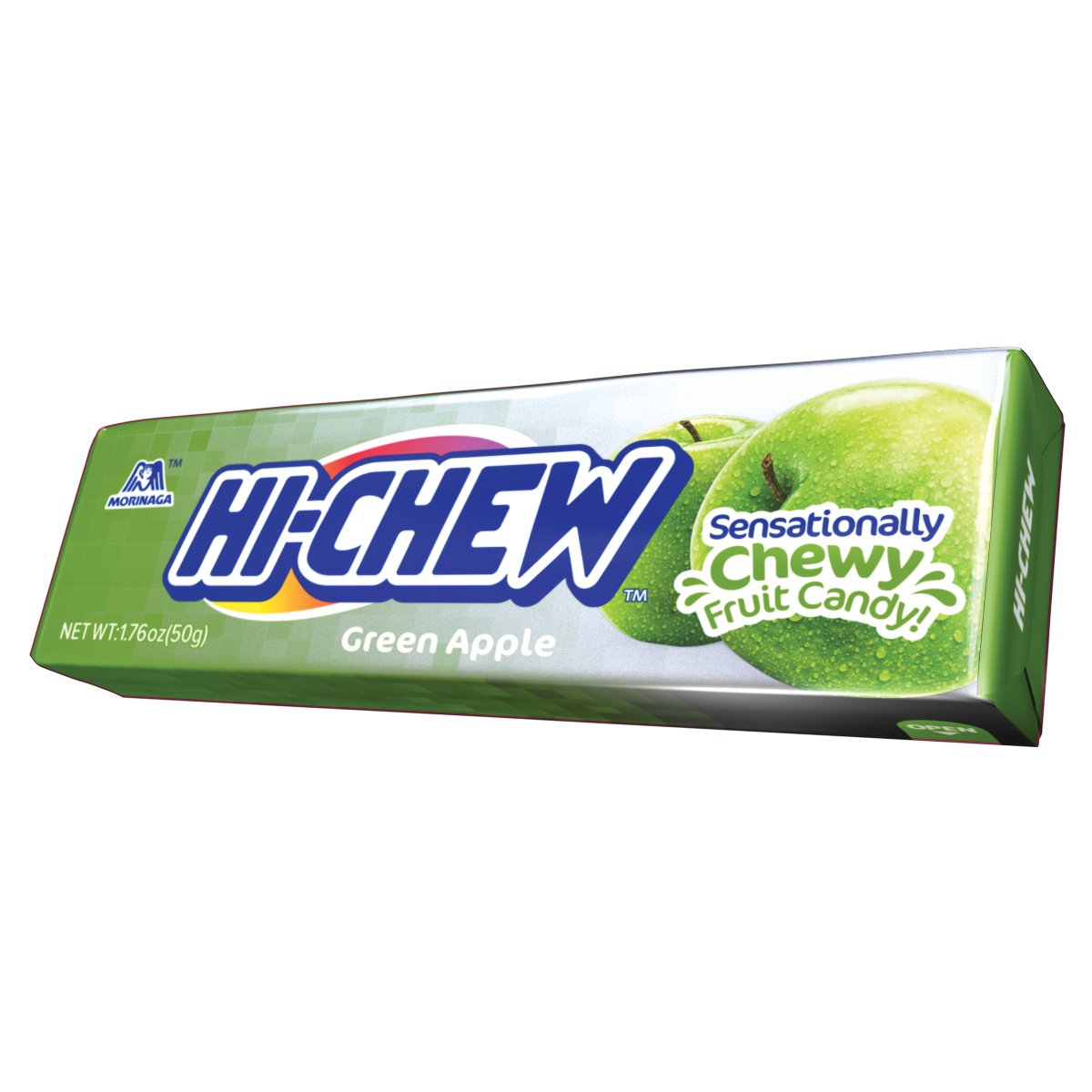 Hi-Chew Green Apple Flavour Chewy Candy - Made with Real Apple Juice | 50g Pack