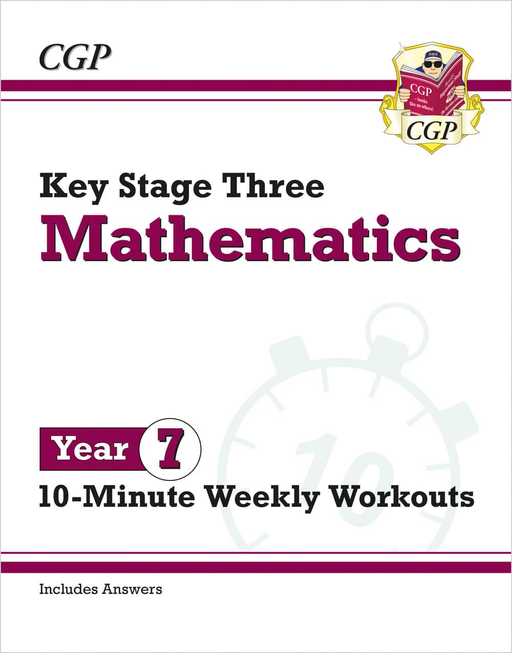 CGP New KS3 Maths 10-Minute Weekly Workouts - Year 7 | Catch-up & Home Learning