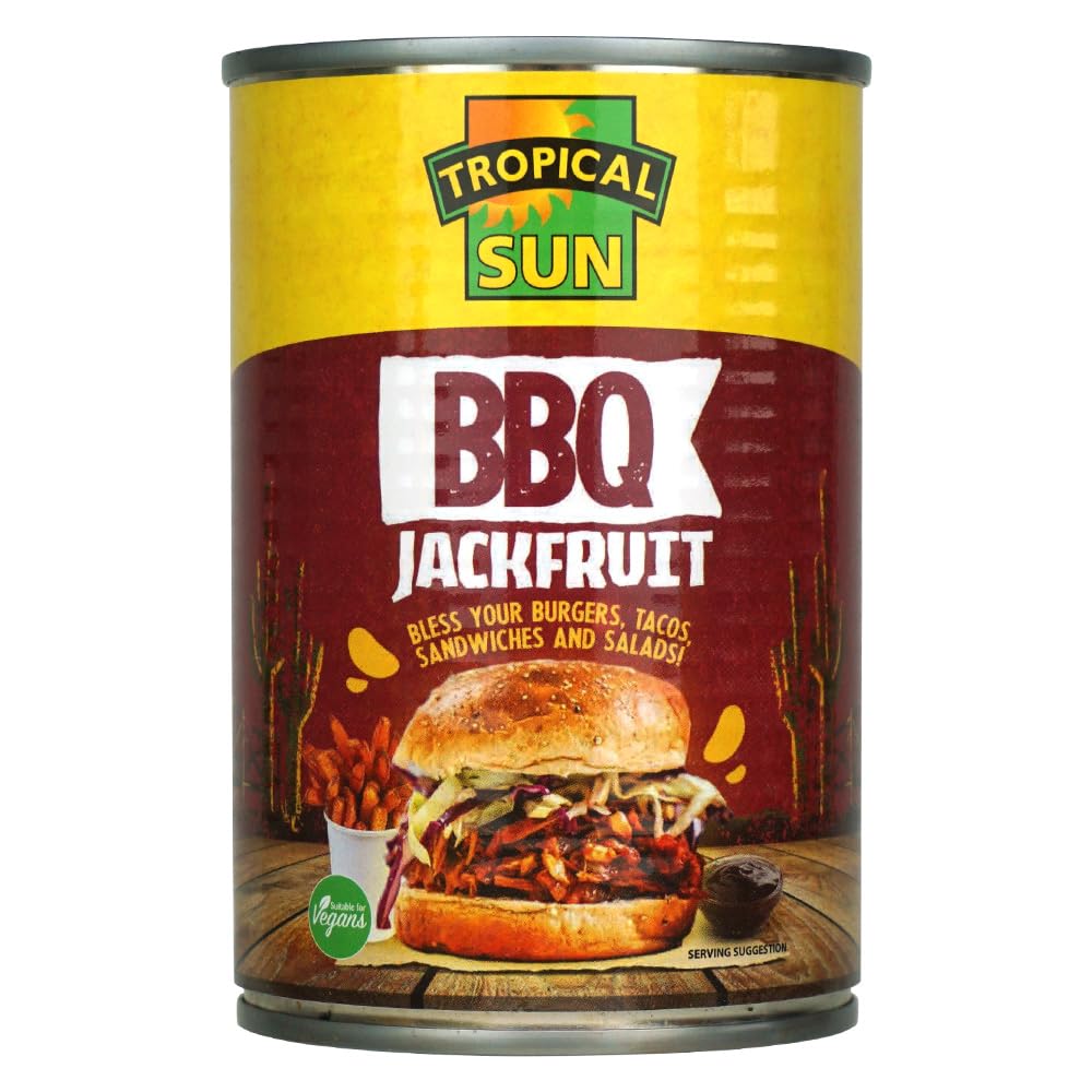 Tropical Sun BBQ Jackfruit - Ready-to-Eat, Vegan, Gluten-Free | 400g