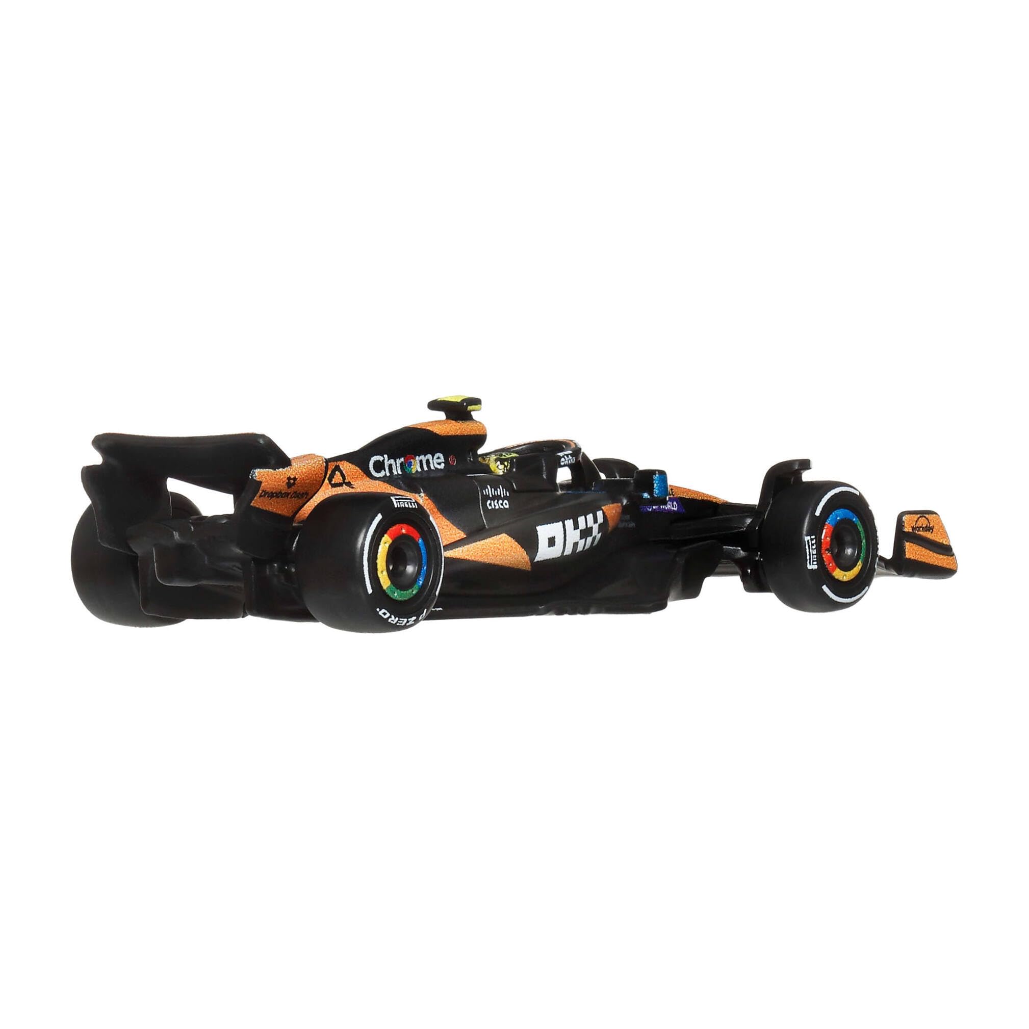 Hot Wheels 1:64 Scale McLaren #4 Lando Norris F1 Die-Cast Collectible JKD88 3
