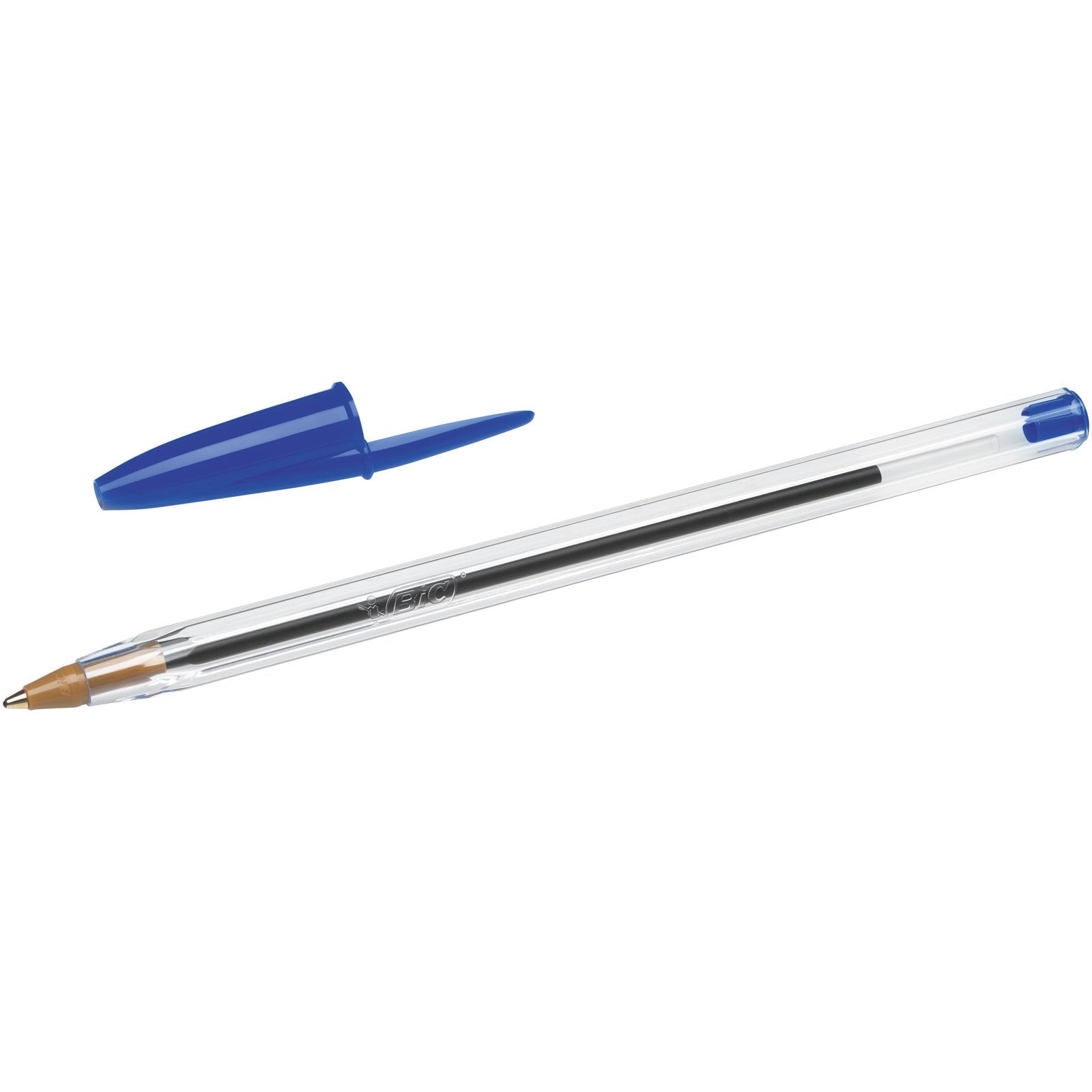 BIC Stationery Bundle: 10 Cristal Pens, 5 Highlighters, 2 Tipp-Ex Mini Pocket Mouse Correctors 5