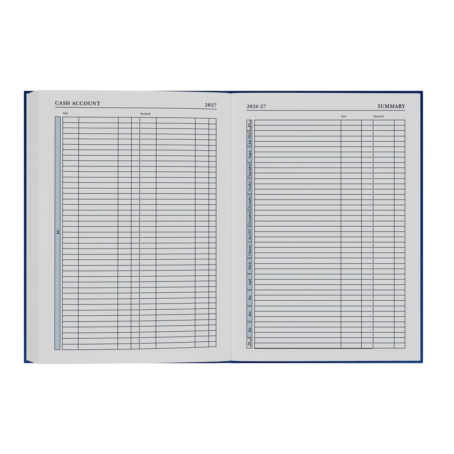 Collins 2026-2027 Mid/Academic Year Appointment Book & Planner - A4 Day-to-Page Organizer | Blue Hardcover 3