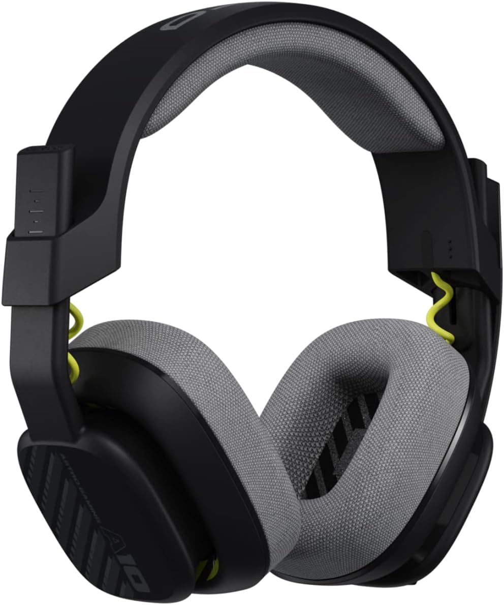 ASTRO A10 Gaming-Headset Gen 2 – kabelgebundenes Over-Ear-Headset mit Flip-to-Mute-Mikrofon für PC, PS4, PS5, Xbox, Switch