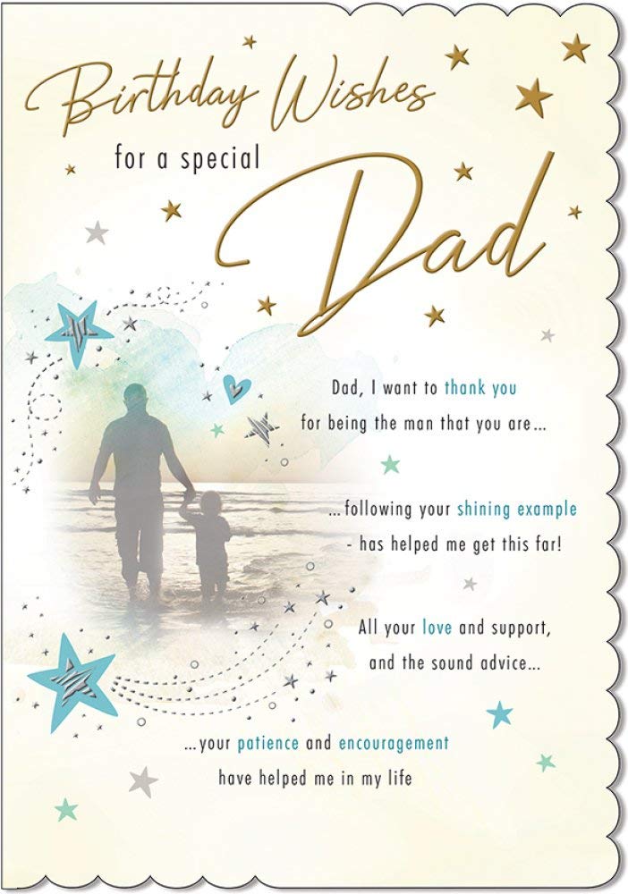 Piccadilly Greetings Traditional Birthday Card for Dad | 9 x 6 Inches | Green 1