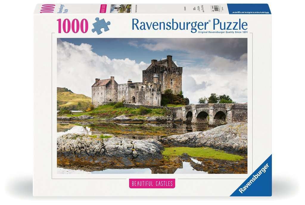 Ravensburger Beautiful Castles - Scotland Jigsaw Puzzle 1000 Piece | Glare-Free | Unisex Adult