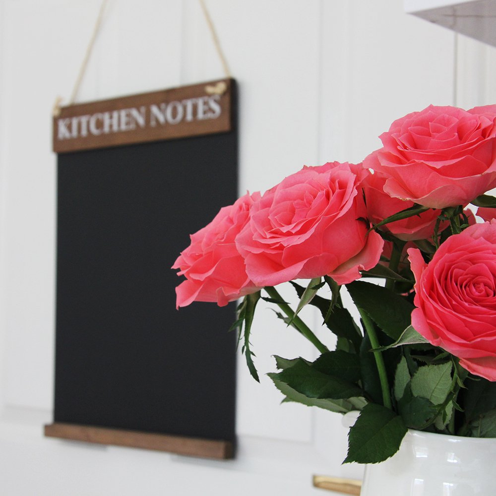 Chalkboards UK WC643RB Kitchen Notes Chalkboard | Wood, Rustic Brown | 42 x 3 cm 2