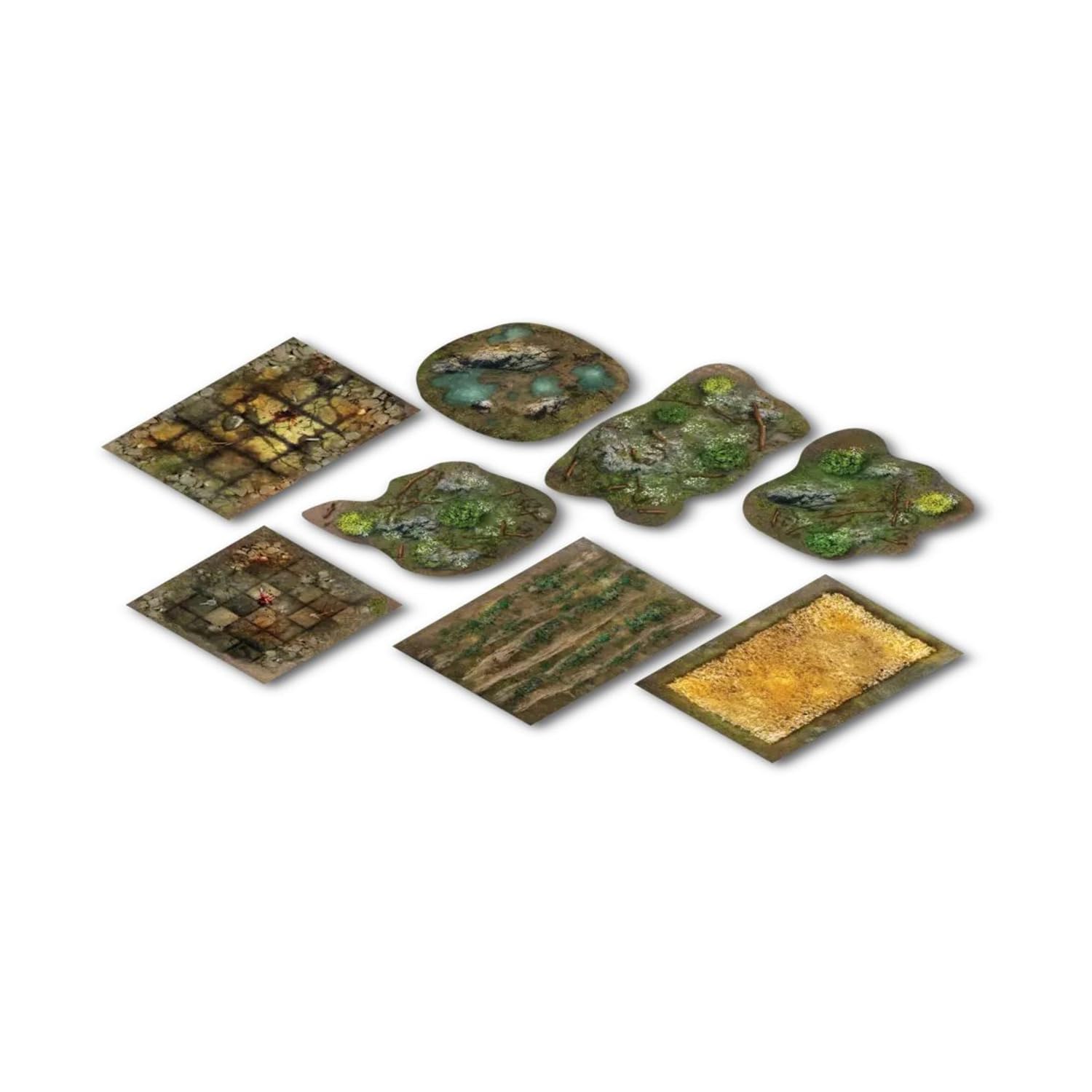 mantic Fantasy Gaming Templates - 0.6 Pounds Weight