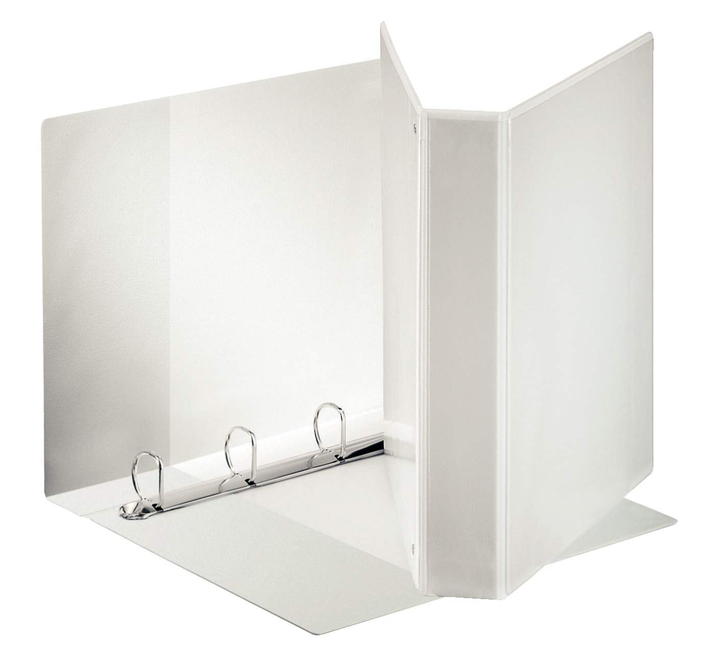Esselte D-Ring Binder - 4 Ring Mechanism, 40mm Spine, Holds 230 A4 Sheets | White