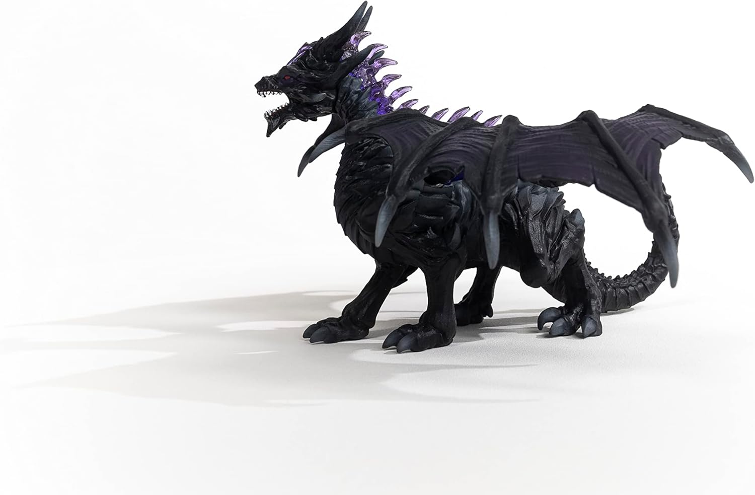 Schleich 70152 Eldrador Creatures Shadow Dragon Figurine - Translucent Black & Purple Dragon for Ages 7+ 2