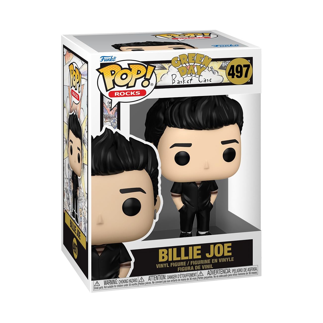 Funko POP! Rocks: Billie Joe Armstrong - Green Day Chibi Figure | Vinyl | Multicolor