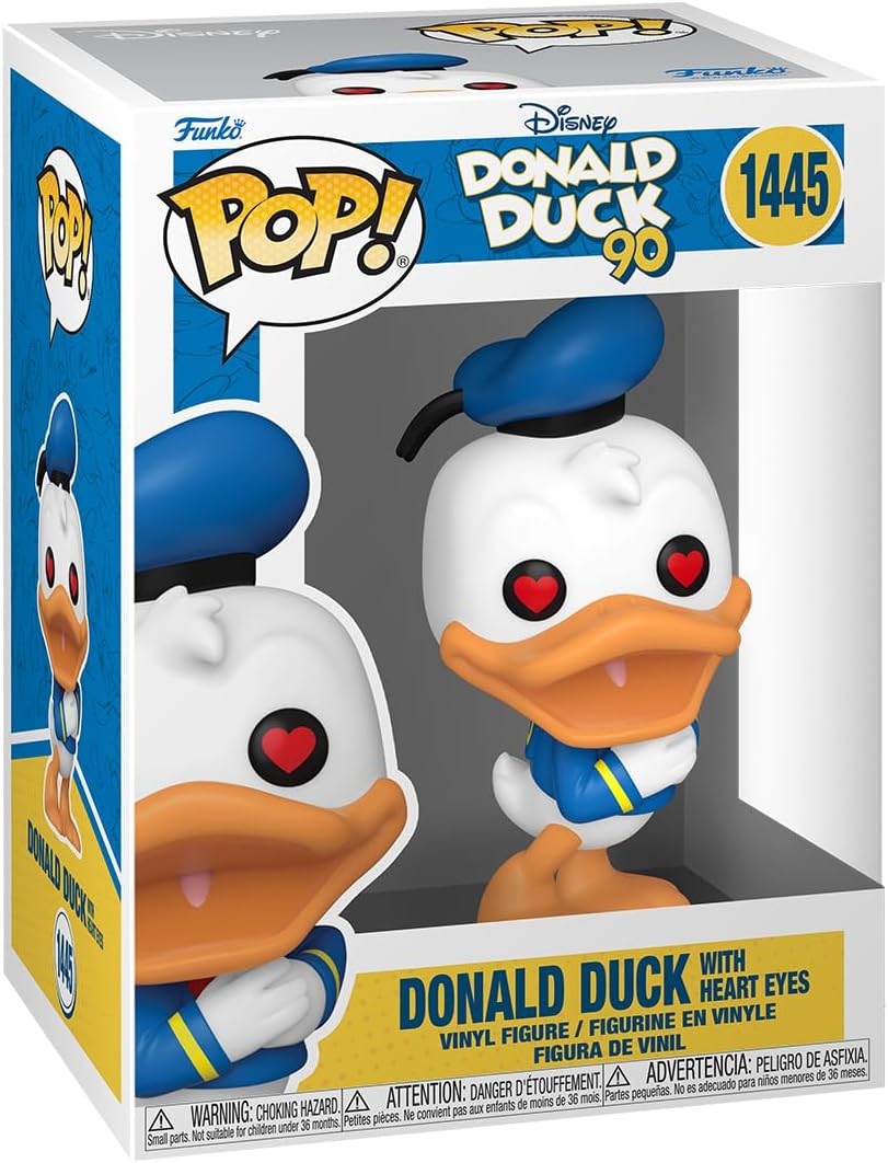 Funko Pop! Disney 90th Anniversary - Donald Duck Vinyl Figure (Heart Eyes) (75725)