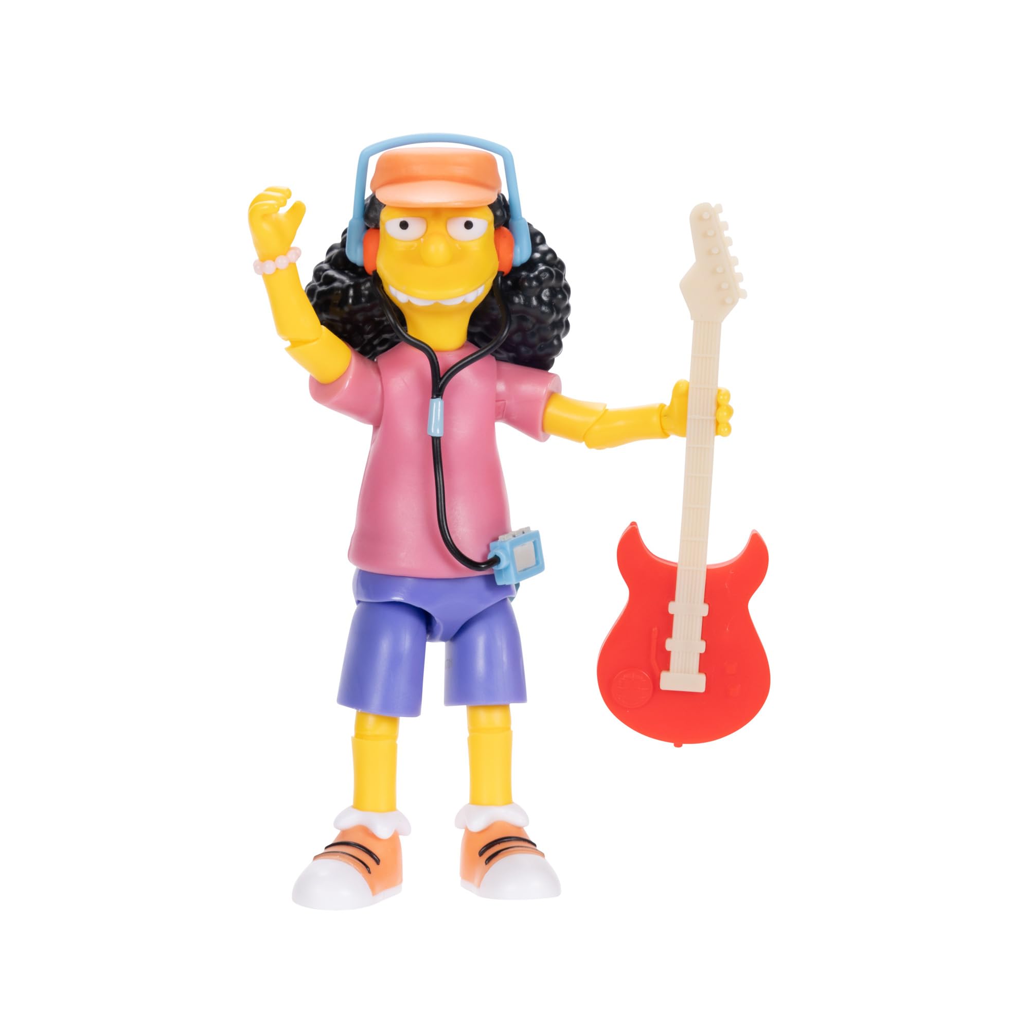 JAKKS Pacific The Simpsons Otto Collectible Action Figure with Electric Guitar | 5-Inch/12.7cm | Ages 4+