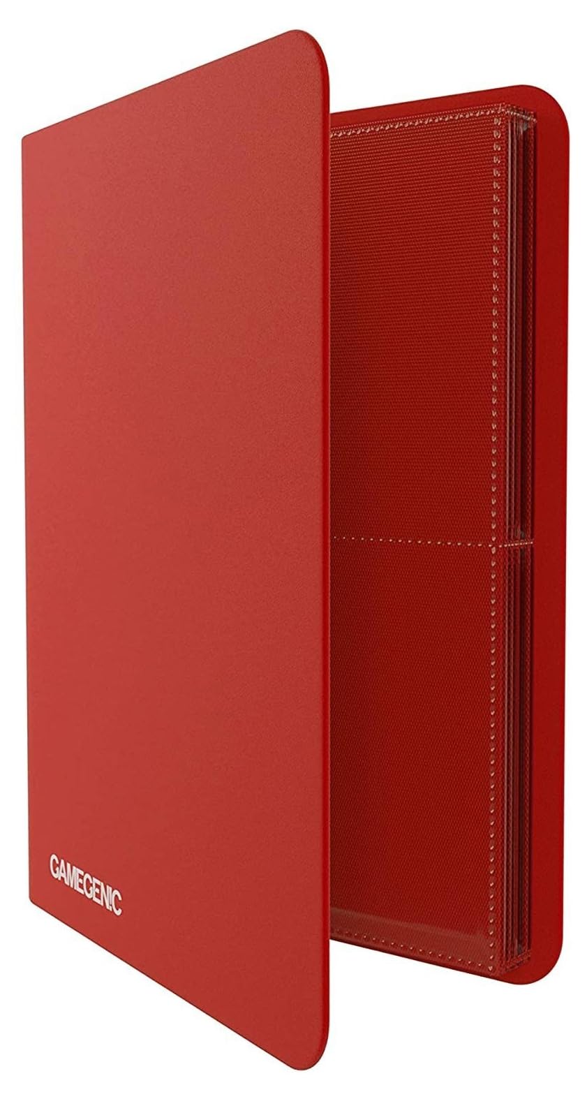 Gamegenic Casual Album 8-Pocket Red | Holds 160 Sleeved Cards | Polypropylene