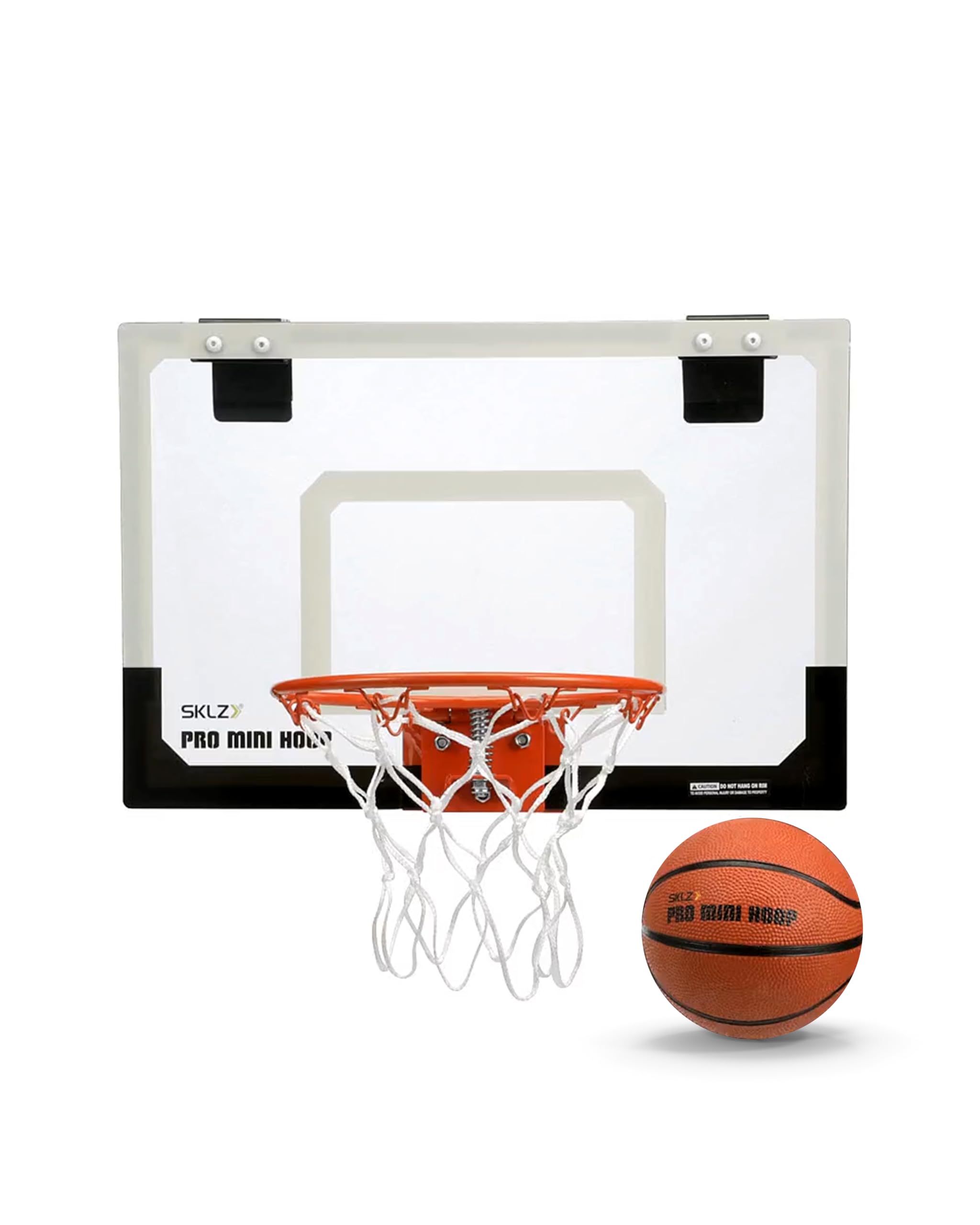SKLZ Pro Mini Basketball Hoop - Spring-Action Break-Away Rim | 45.7 x 30.5 cm Backboard 1
