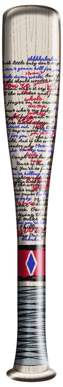 Rubies DC Suicide Squad Harley Quinn Inflatable Baseball Bat - Red and Blue | One Size 4