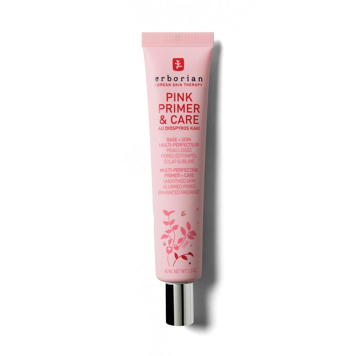 Erborian Pink Primer & Care 2-in-1 Radiant and Hydrating Smoothing Makeup Primer - 45 ml