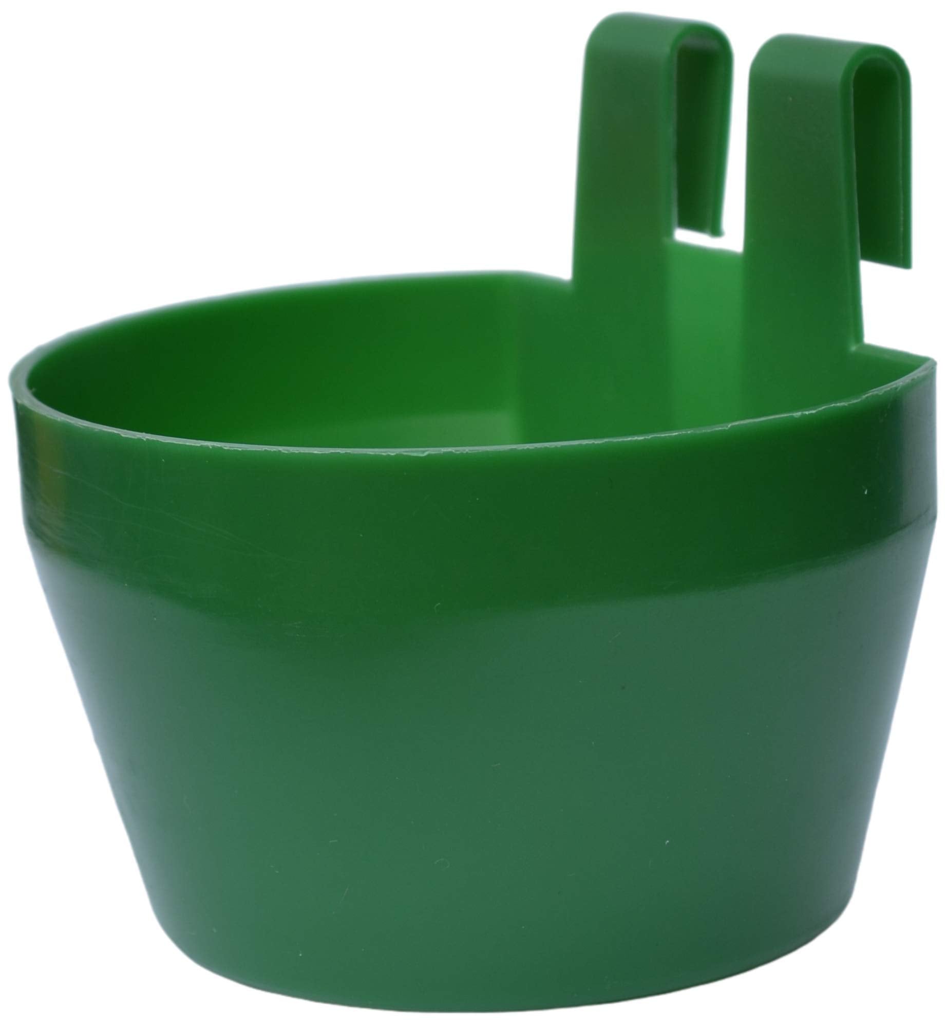 Supa Poultry Cage Cups - Pack of 12 for Food, Grit, or Water | Integral Hook | Multi-Colour Plastic 6