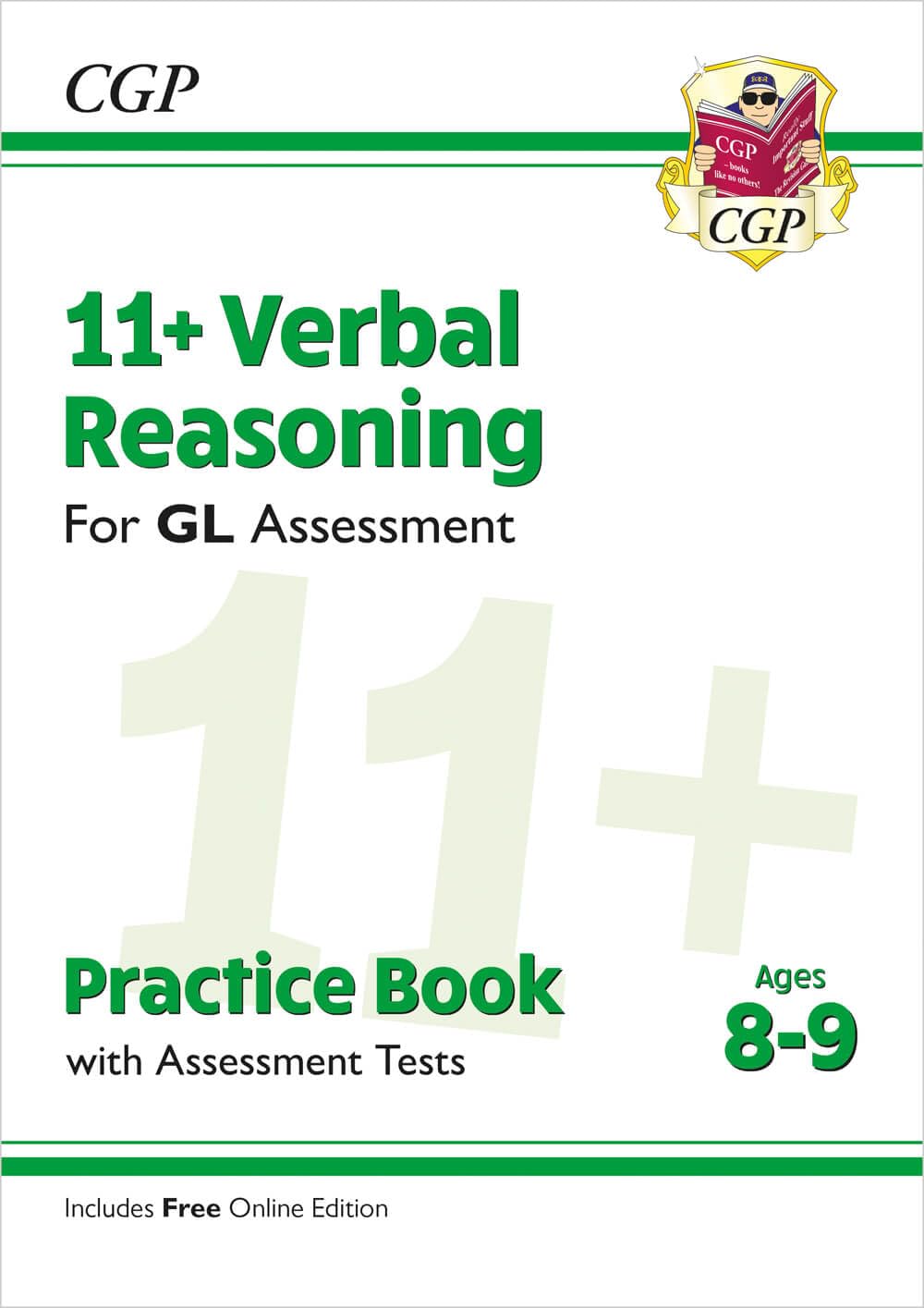 CGP 11+ GL Verbal Reasoning Practice Book & Assessment Tests - Ages 8-9 | Includes Online Edition