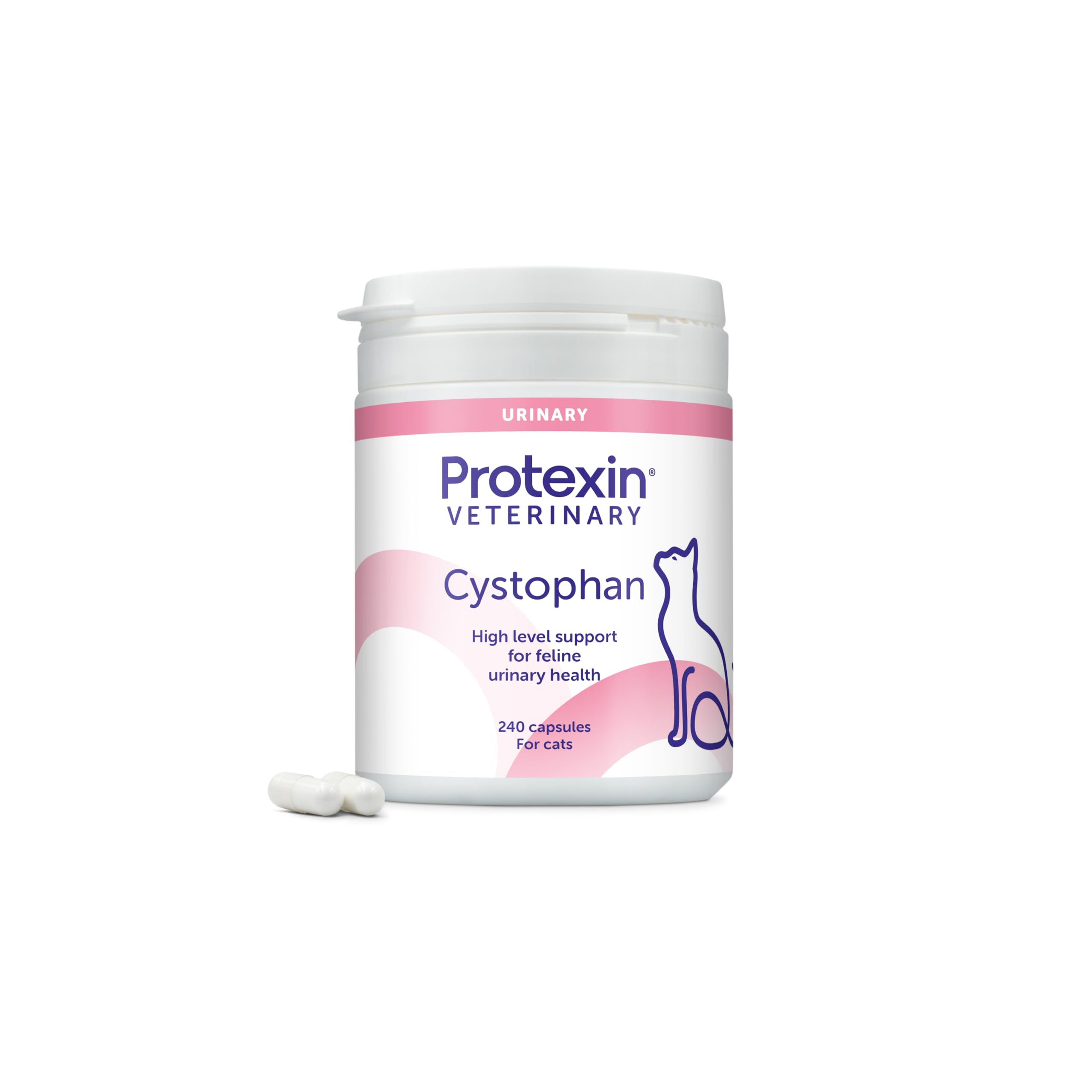Protexin Veterinary Cystophan Cat Urinary & Stress Support Capsules - 240 Count 2