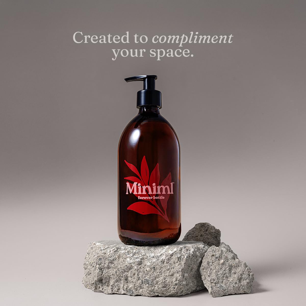Miniml Washing-Up Liquid - Rhubarb & Lemon Scent | Plant Based Vegan Formula | 400ml 8