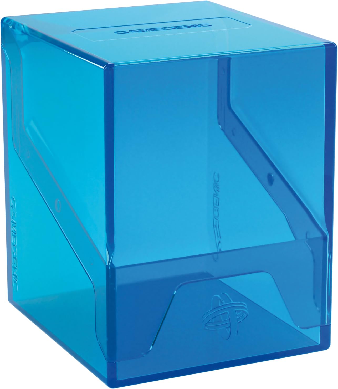 Gamegenic Bastion 100+ XL Deck Box - Blue | Holds 100+ Double-Sleeved Cards | Lockable