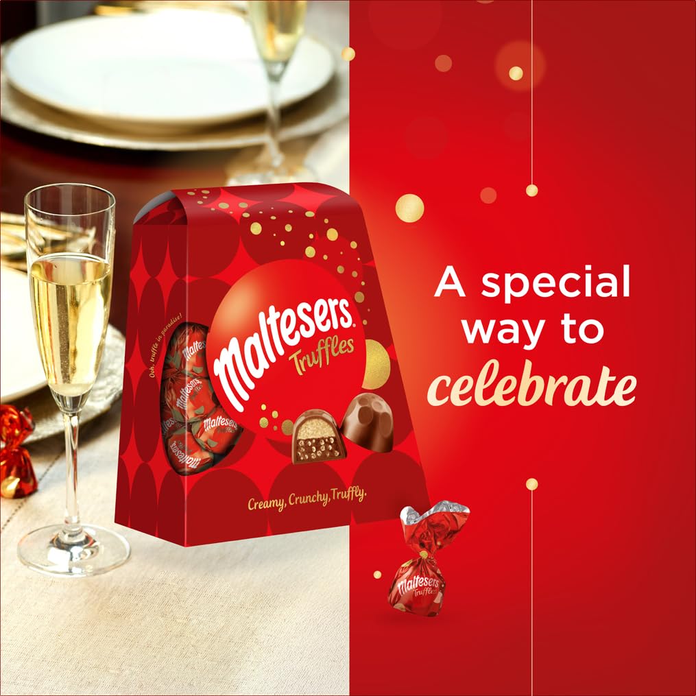 Maltesers Truffles Milk Chocolate Gift Box of Chocolates 200g