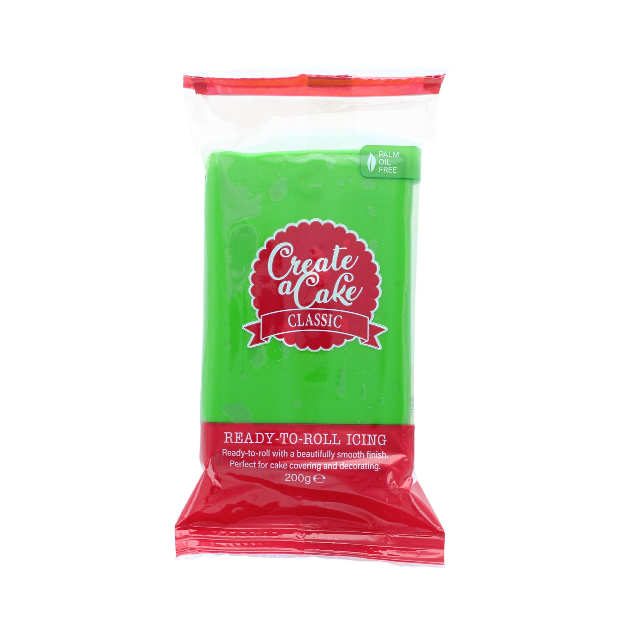 Create A Cake Ready To Roll Icing - Green Fondant Sugar Paste for Decorating | 200g 6