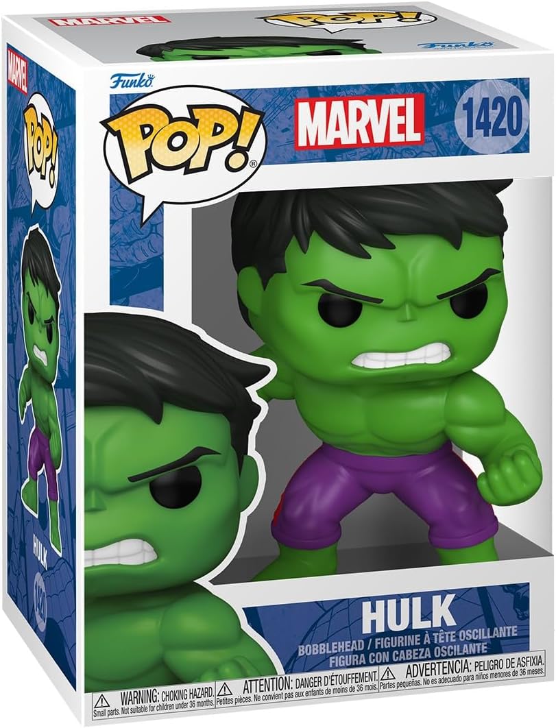 Funko Pop! Marvel Comics - Hulk Vinyl Figure (Model Number: 72100)