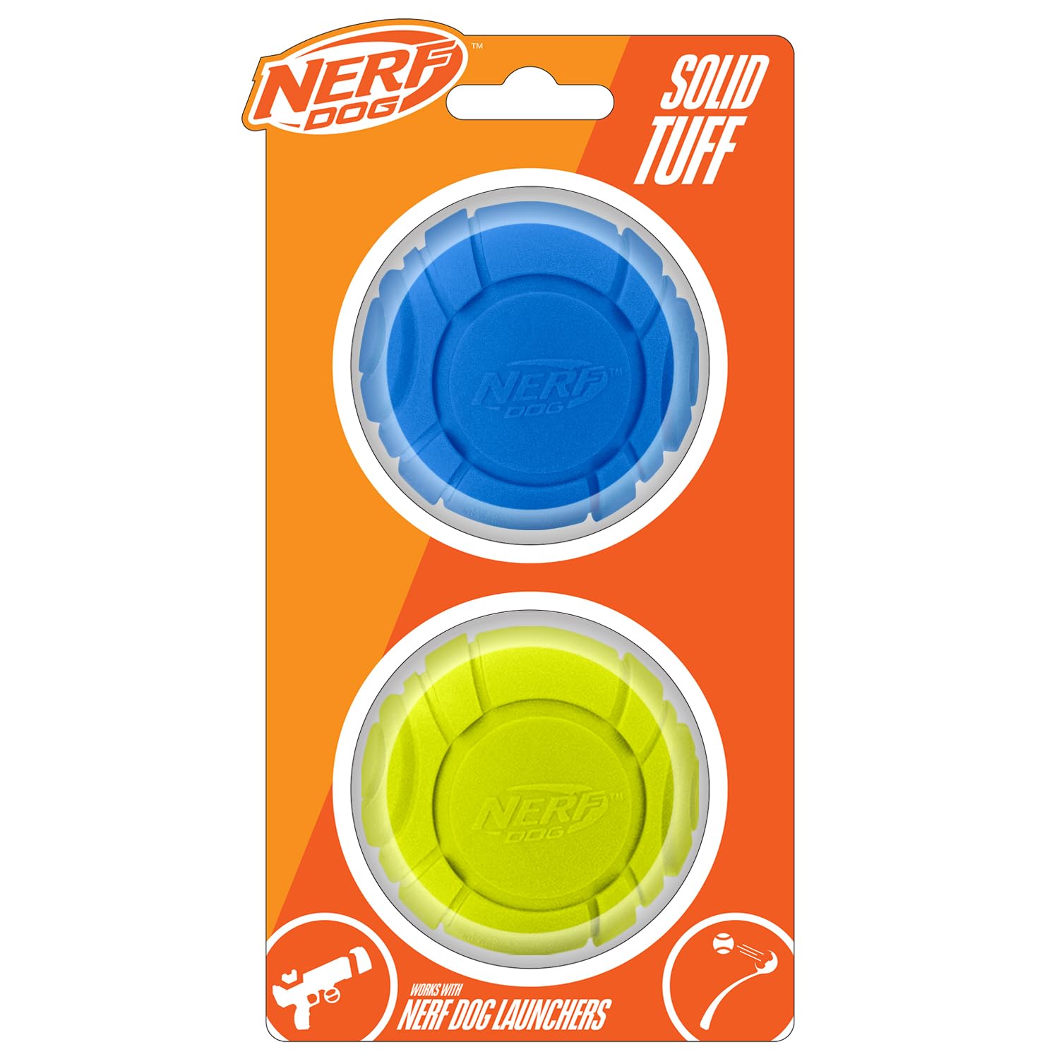 Nerf Dog Sonic Ball Dog Toy - Durable Solid Foam | Floats on Water | Lightweight 1