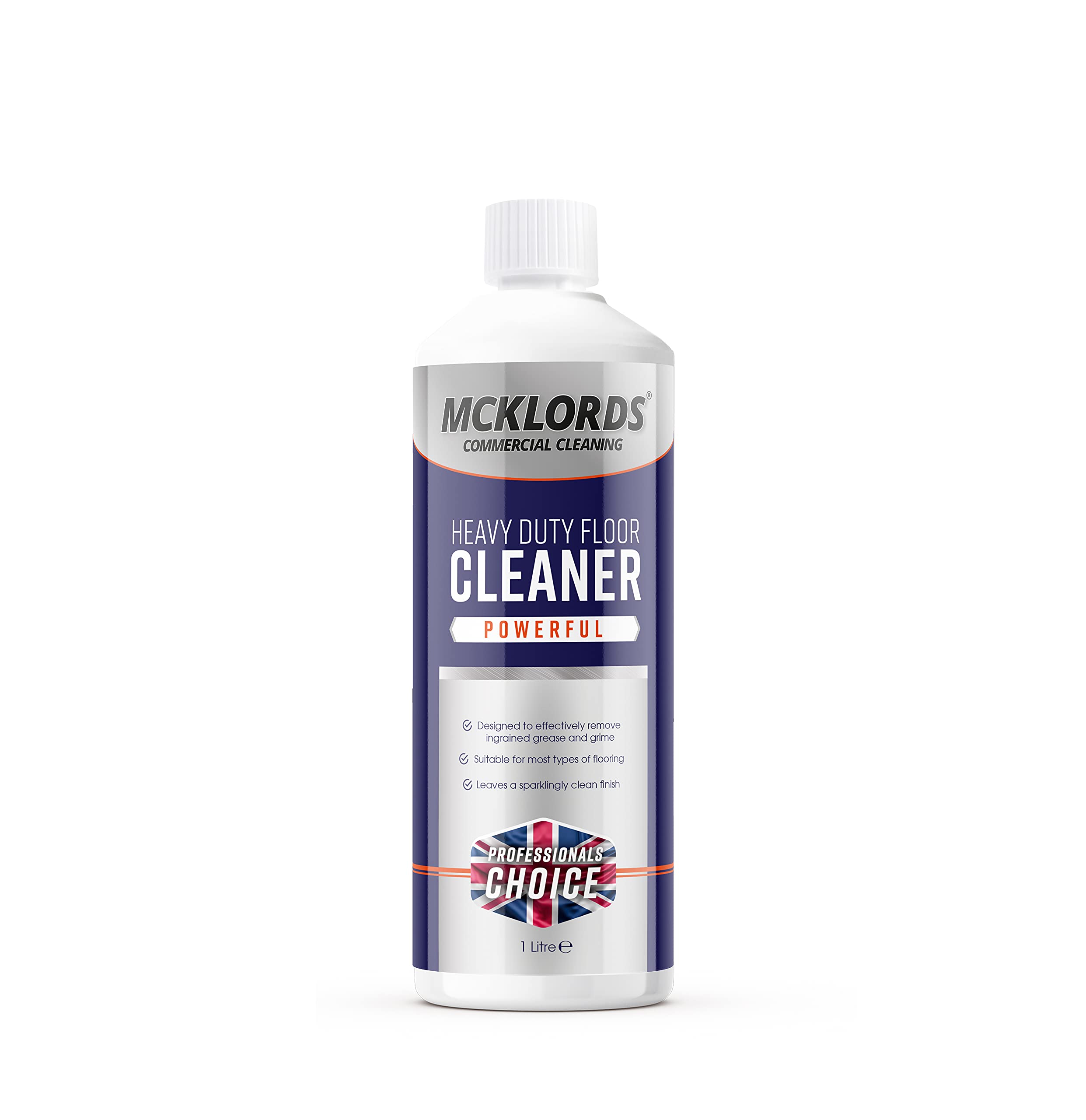McK Lords Heavy Duty Floor Cleaner - Removes Ingrained Grease & Grime | 1 Litre | Streak Free 1