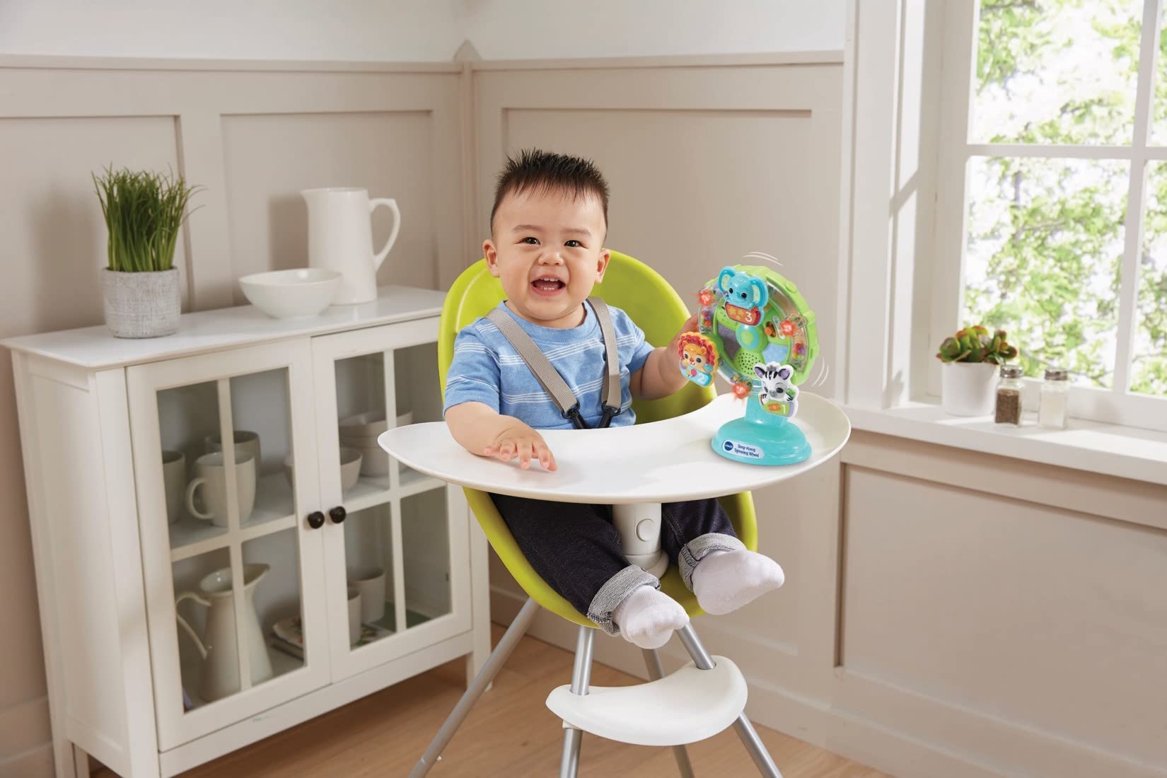 VTech Baby Sing Along Spinning Wheel - Sensory Development & Motor Skills | Ages 6-24 Months 6