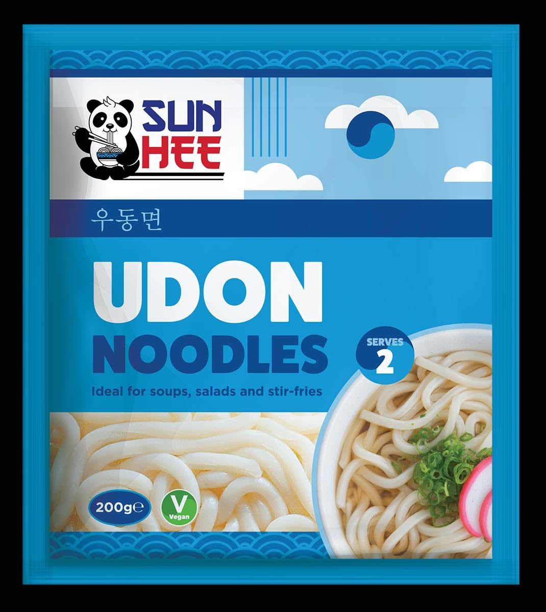 Sun Hee Udon Noodles - Thick & Chewy, Ready-to-Eat | 200g Pack of 1